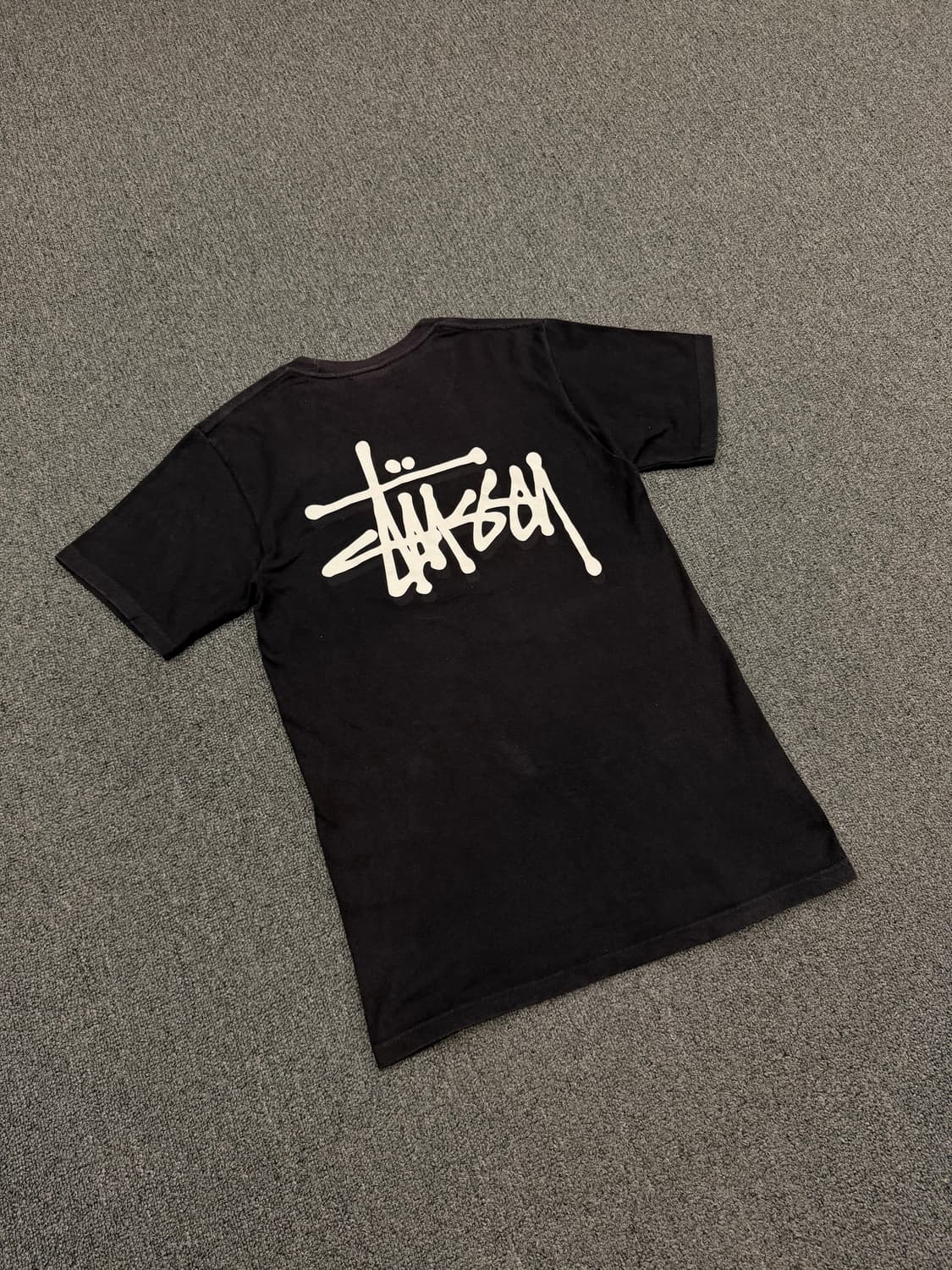 S) 스투시 빈티지 베이직 반팔 티셔츠 상품이미지1