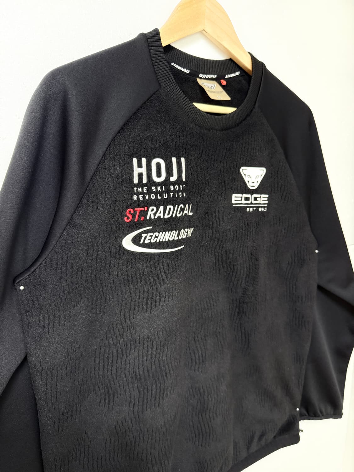 다이나핏 기능성 플리스 맨투맨 블랙 95 데일리 상품이미지2