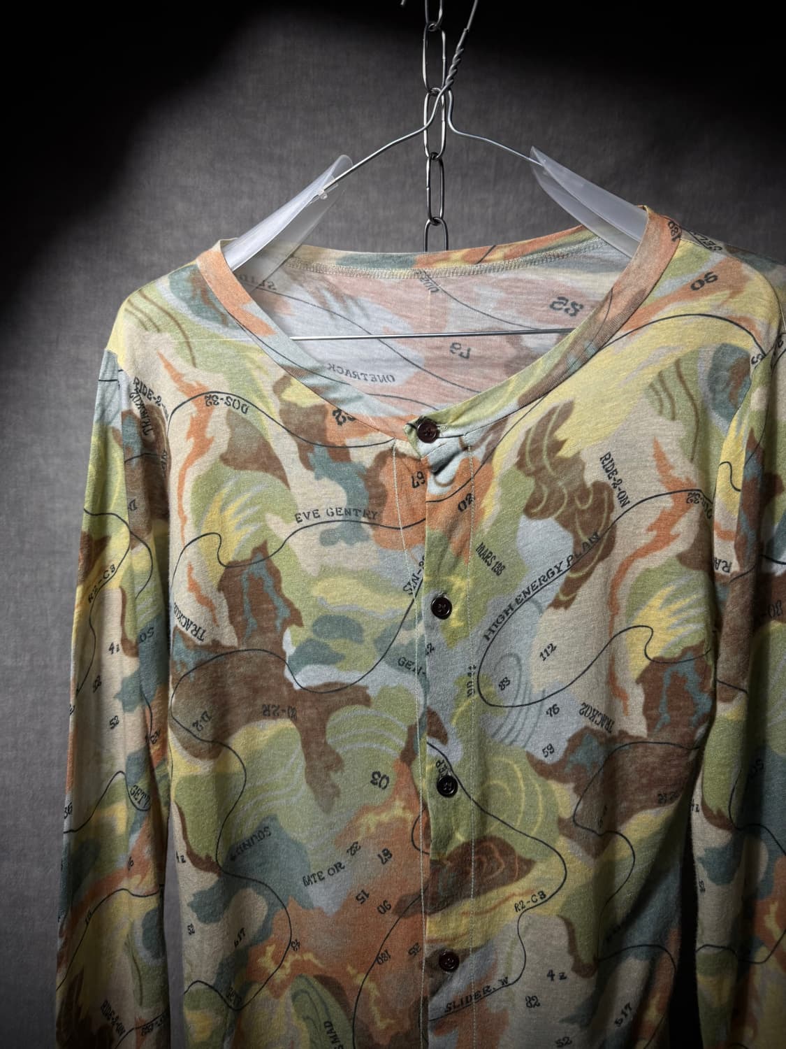 Yohji Yamamoto Femme Geographic Cadigan 상품이미지2