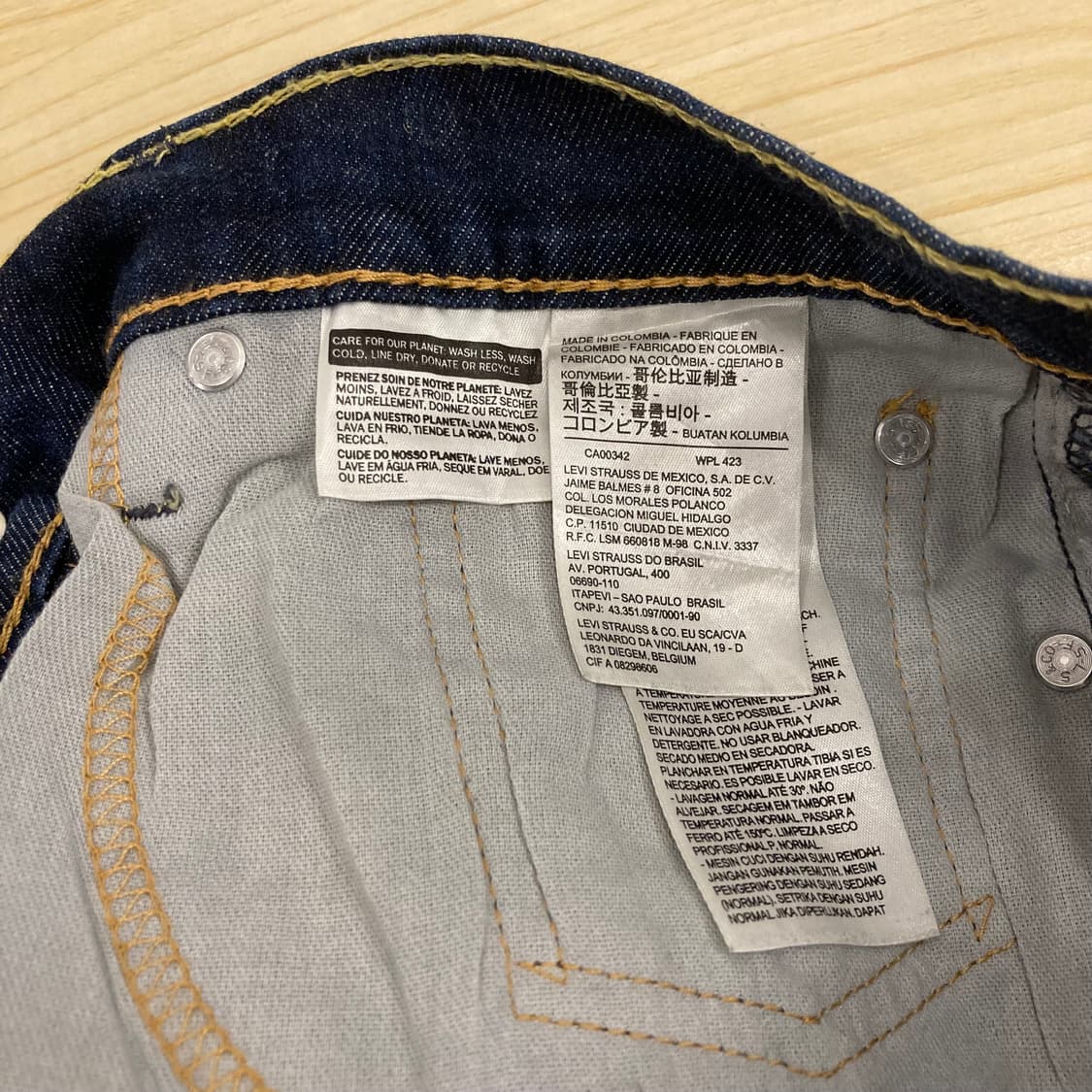 리바이스 514 스트레이트 핏 데님팬츠 청바지 상품이미지6