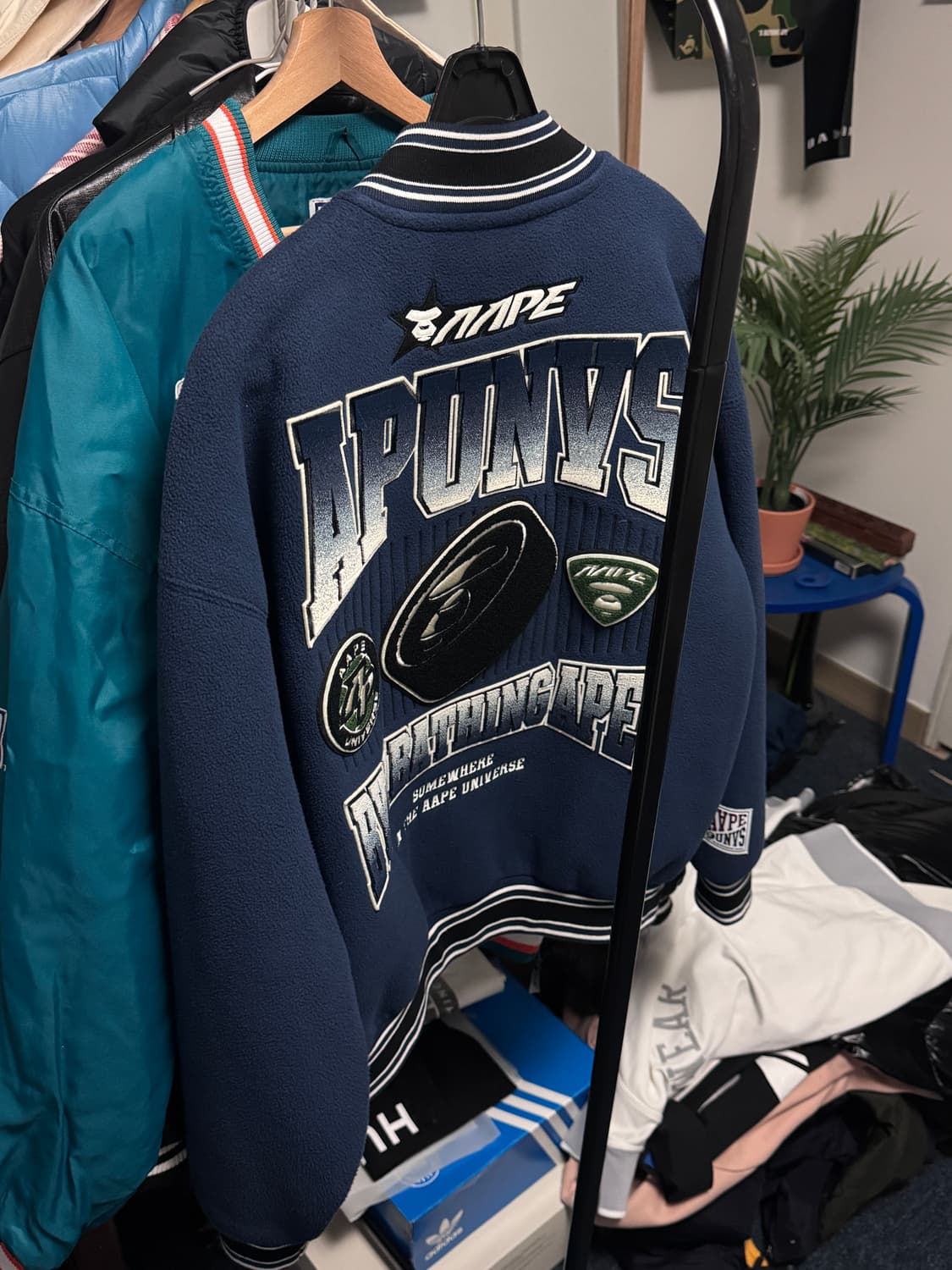 AAPE 바시티 자켓 상품이미지1