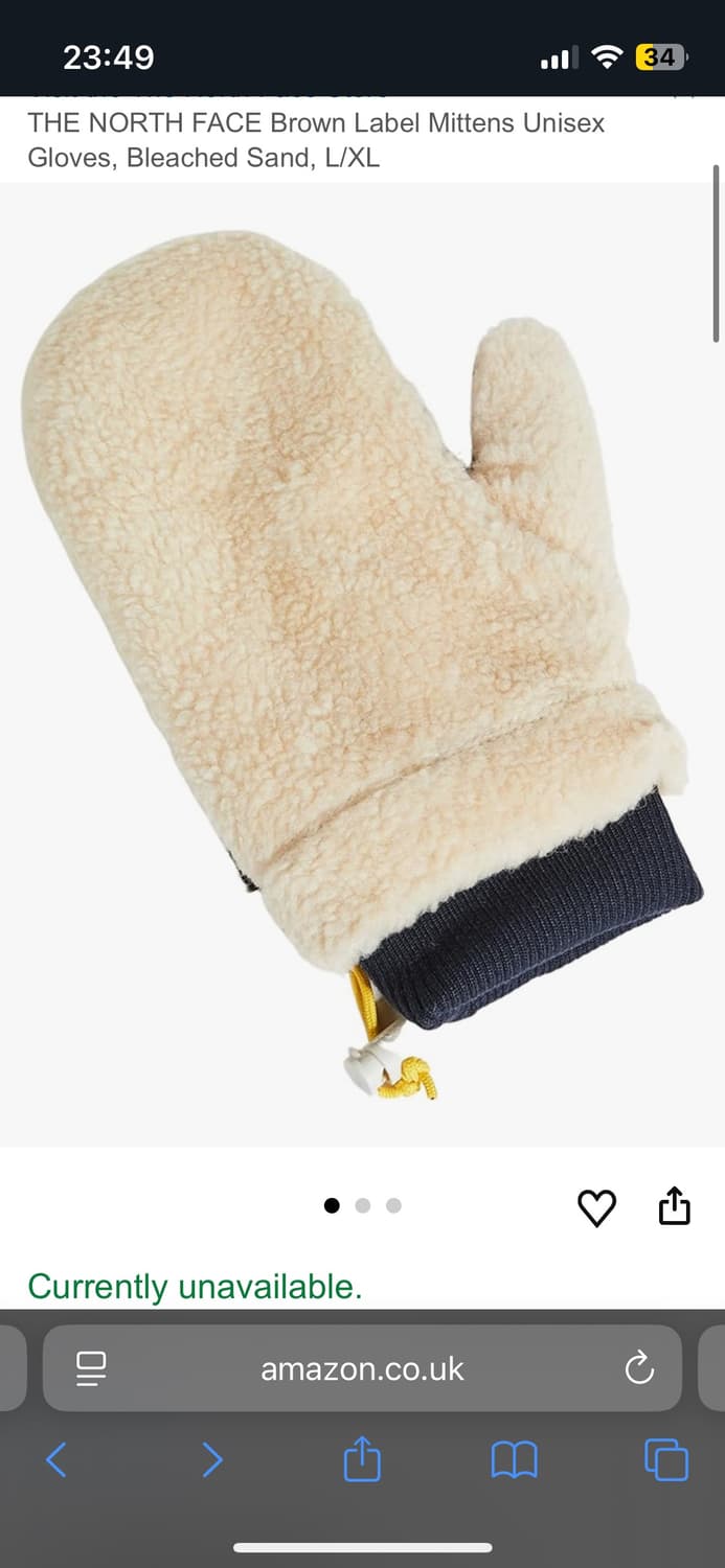 The North face brownlabel gloves노스페이스장갑 상품이미지4