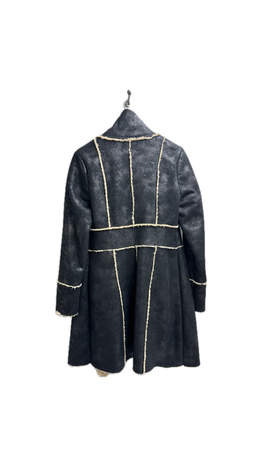 블랙 롱 무스탕 | 영국 빈티지 상품이미지2