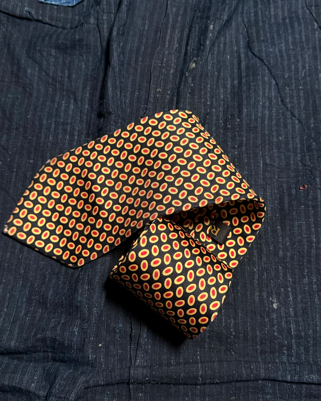 Rogatis 도트 패턴 실크 타이 상품이미지3