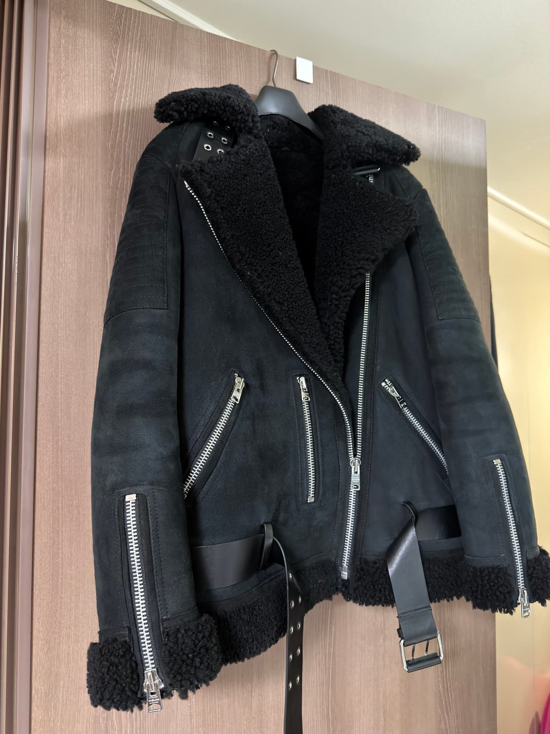 올세인츠 GARRIX 무스탕 상품이미지4