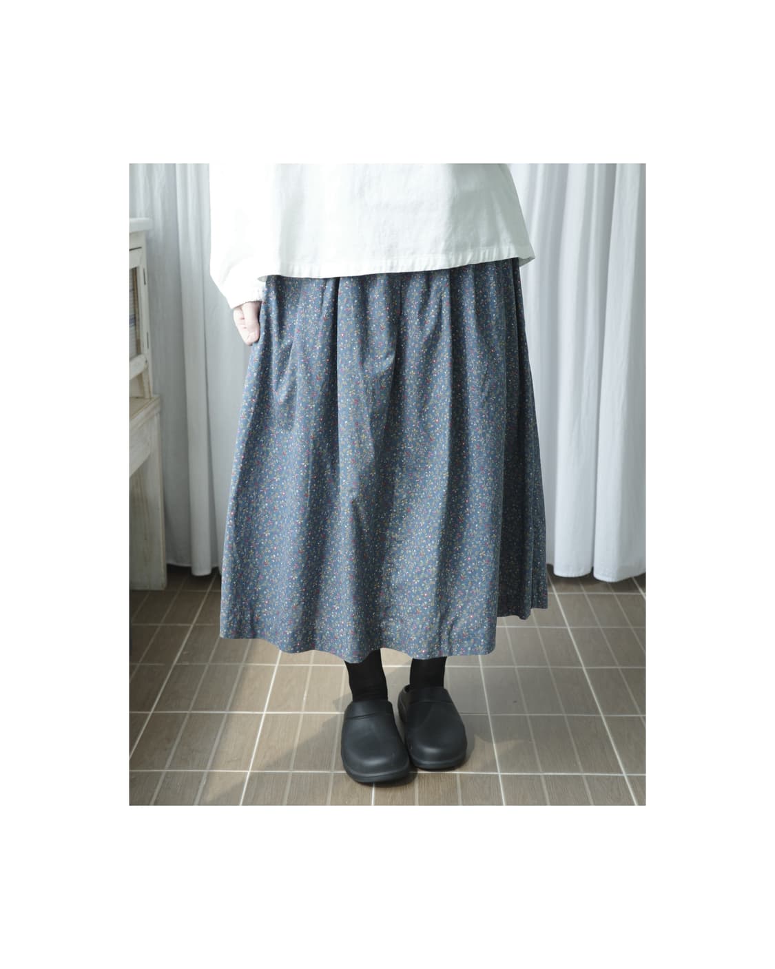Vintage flower skirt 상품이미지1