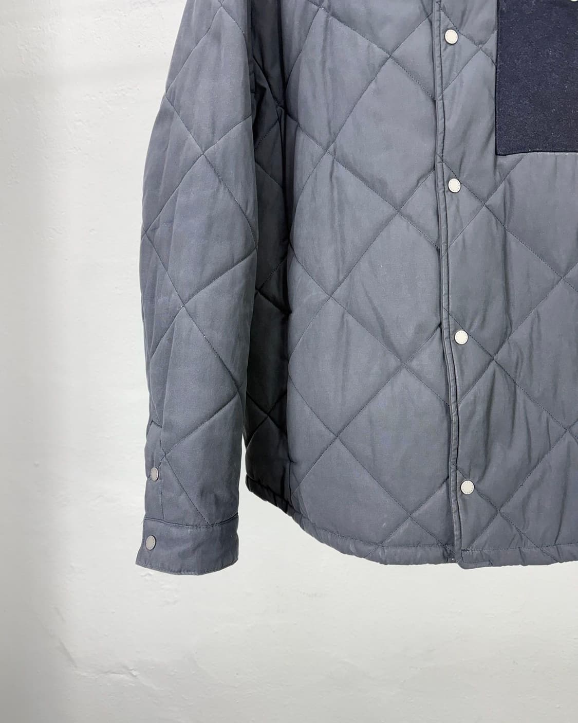 바버 헤리티지 패디드 퀼팅 논왁스 카라 자켓 상품이미지4