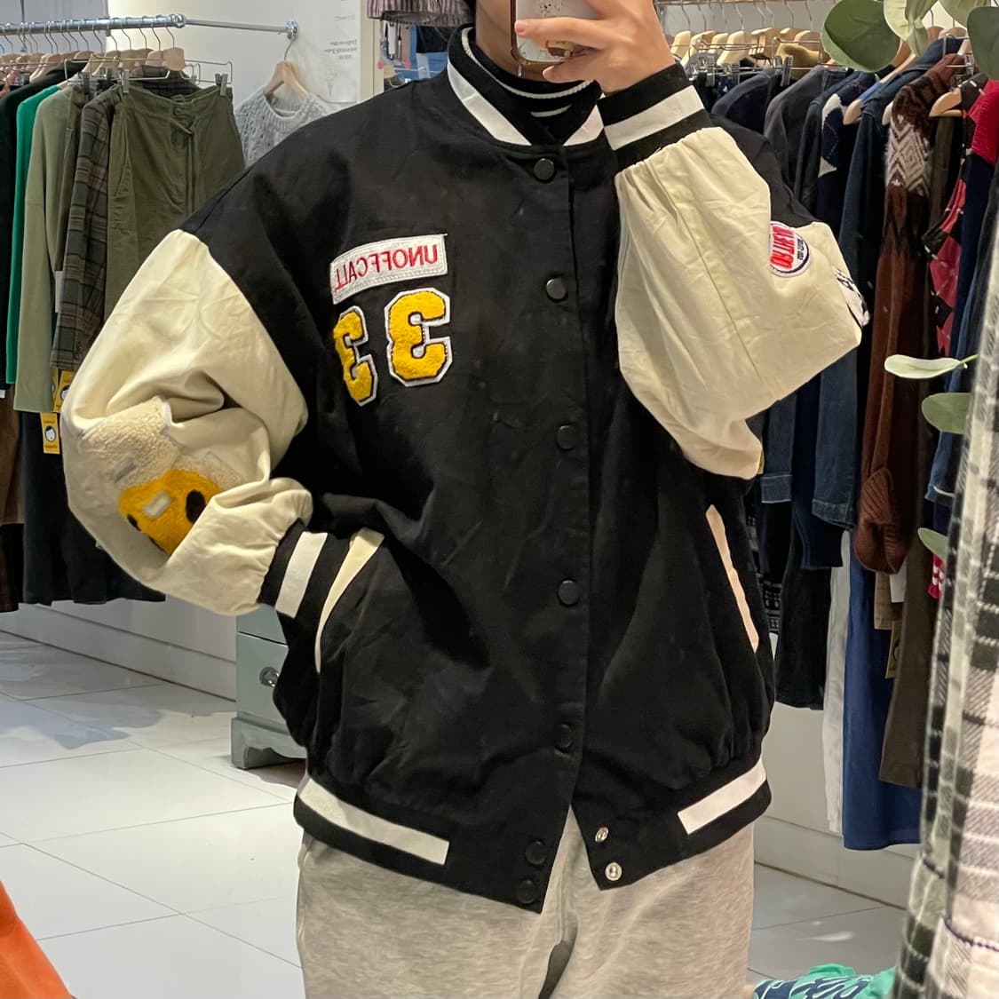 HOOK 코튼 스타디움자켓 상품이미지2