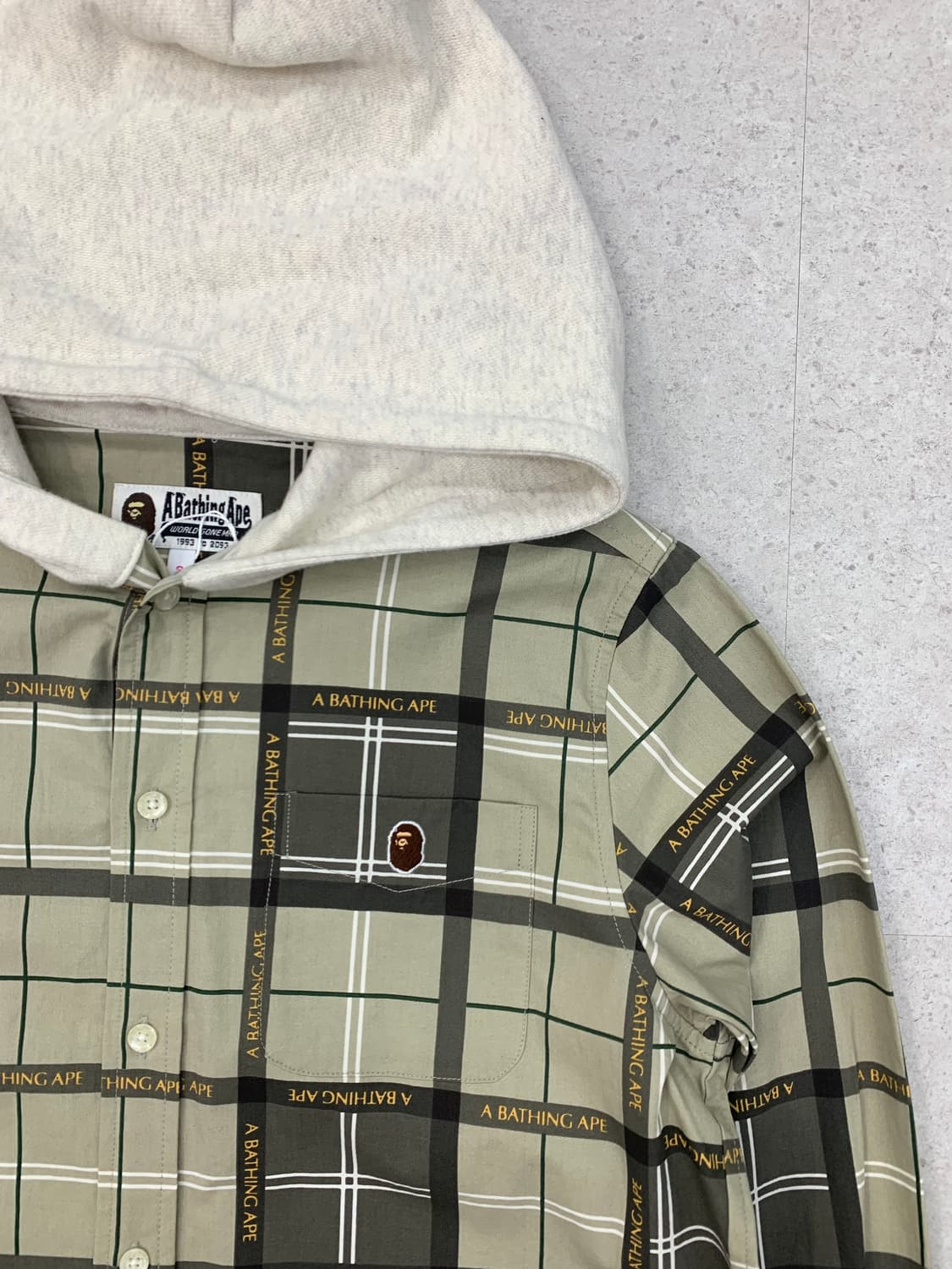 Bape 베이프 후드 롱셔츠 상품이미지2