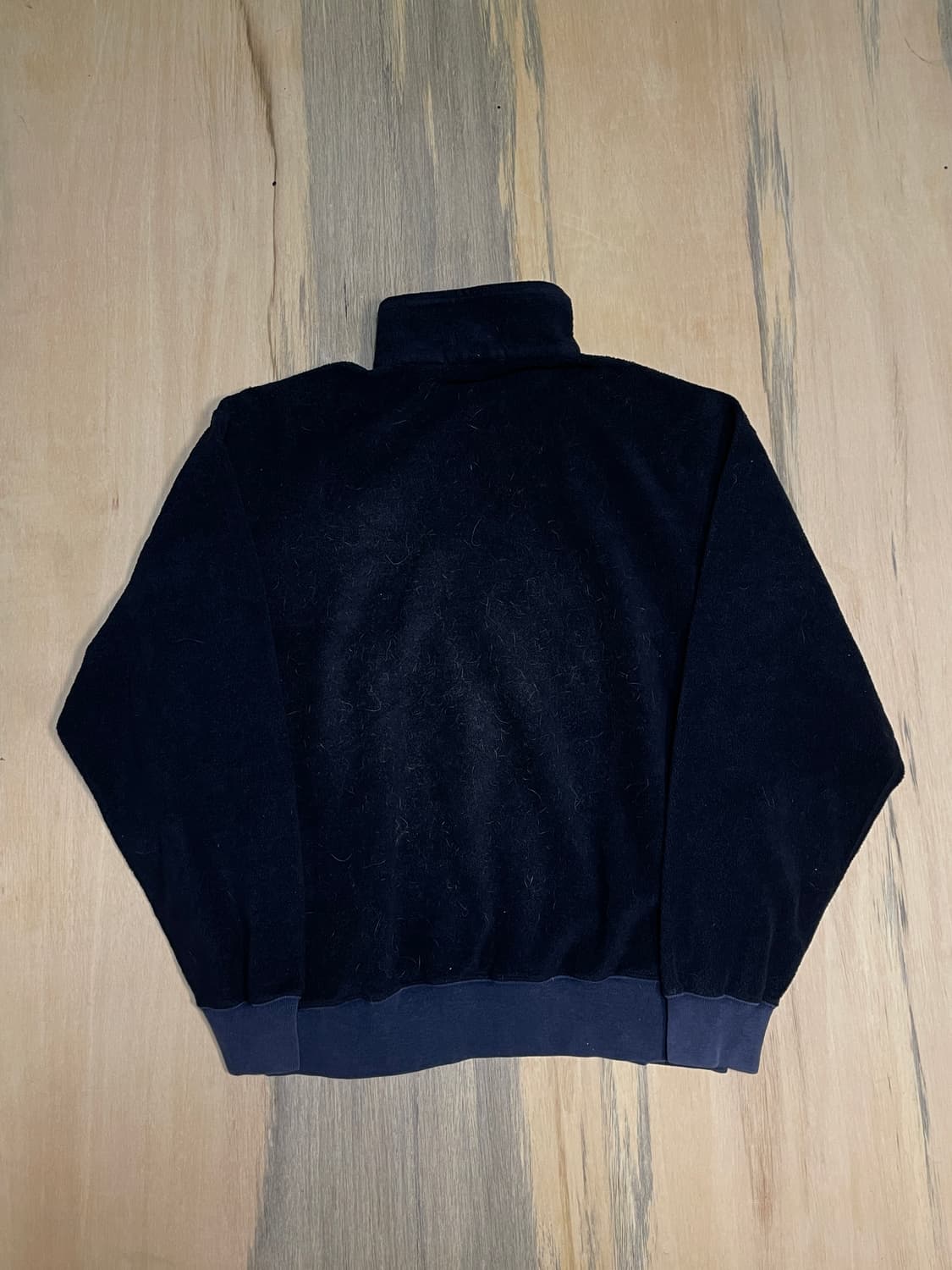 폴로 랄프로렌 다크 네이비 뽀글이 후리스 반집업 맨투맨 L 상품이미지6