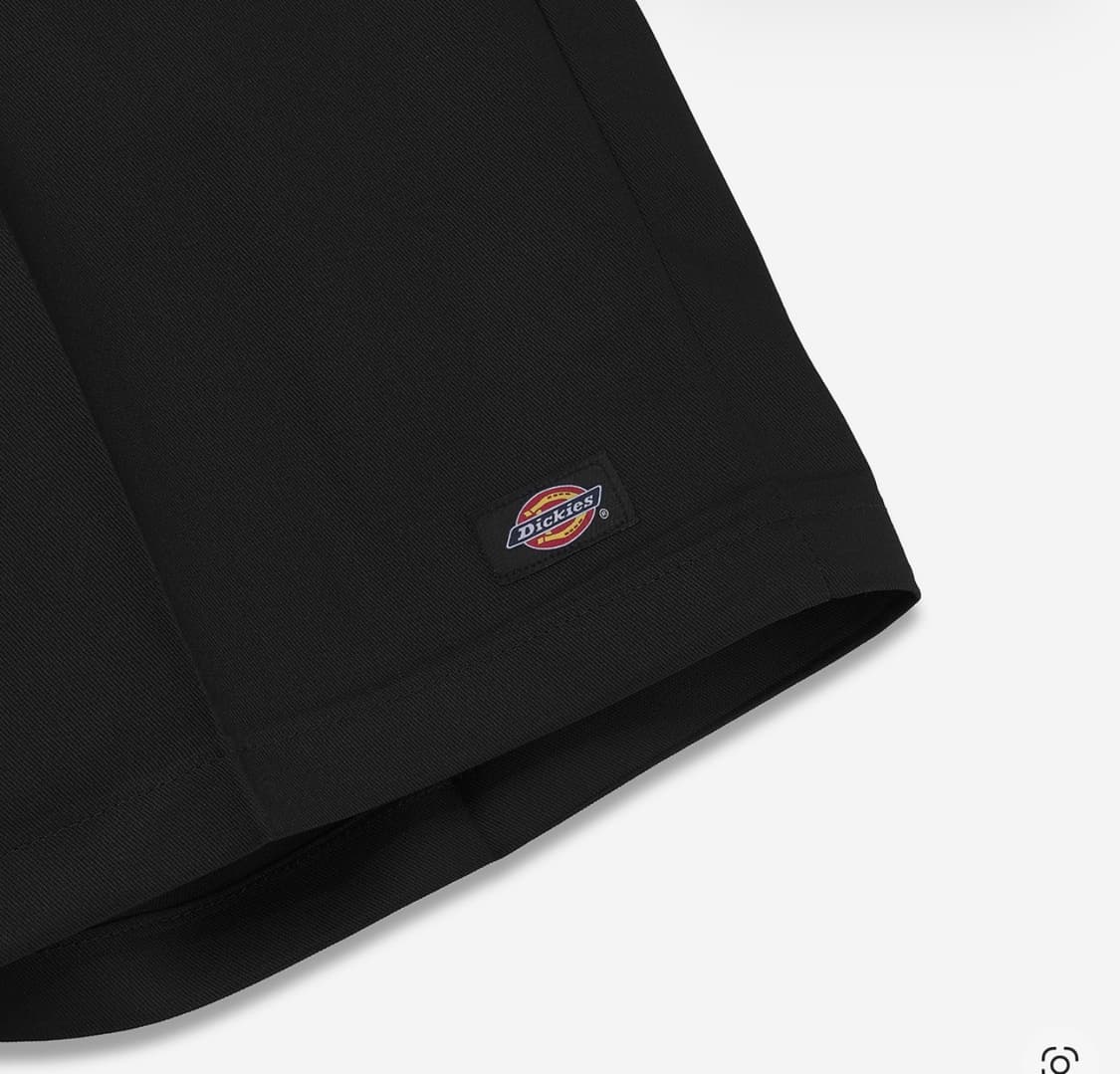 디키즈 루즈핏 13인치 플랫 프런트 워크 쇼츠 블랙 상품이미지3