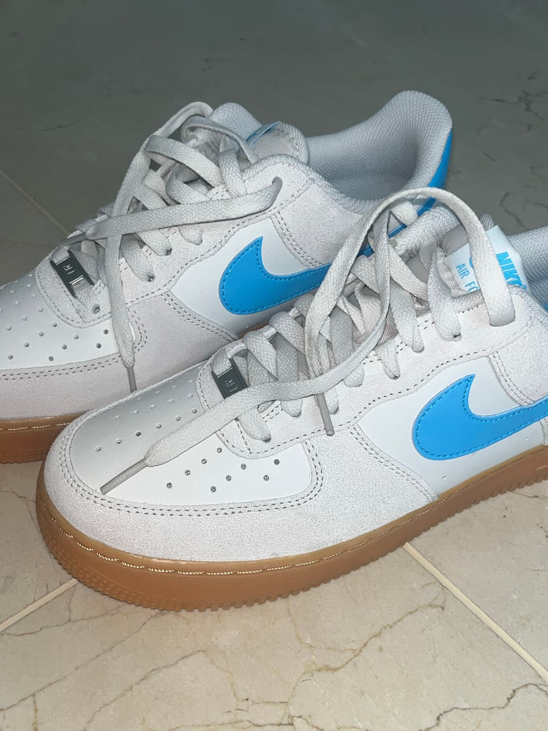 미착용 새상품 나이키 에어 포스 1 '07 LV8 팬텀 볼틱 블루 상품이미지2
