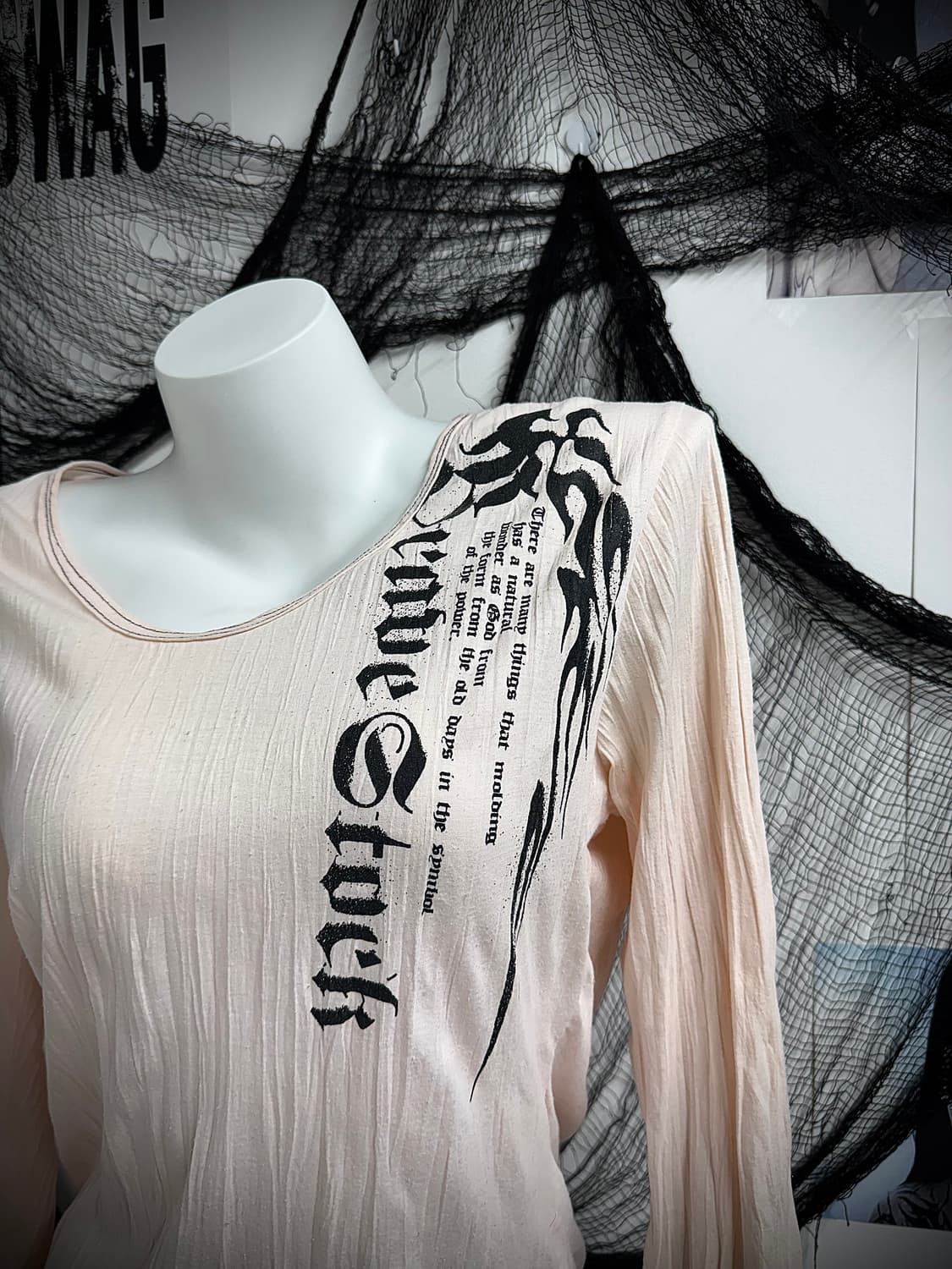 Grunge mood printing longsleeve 상품이미지2