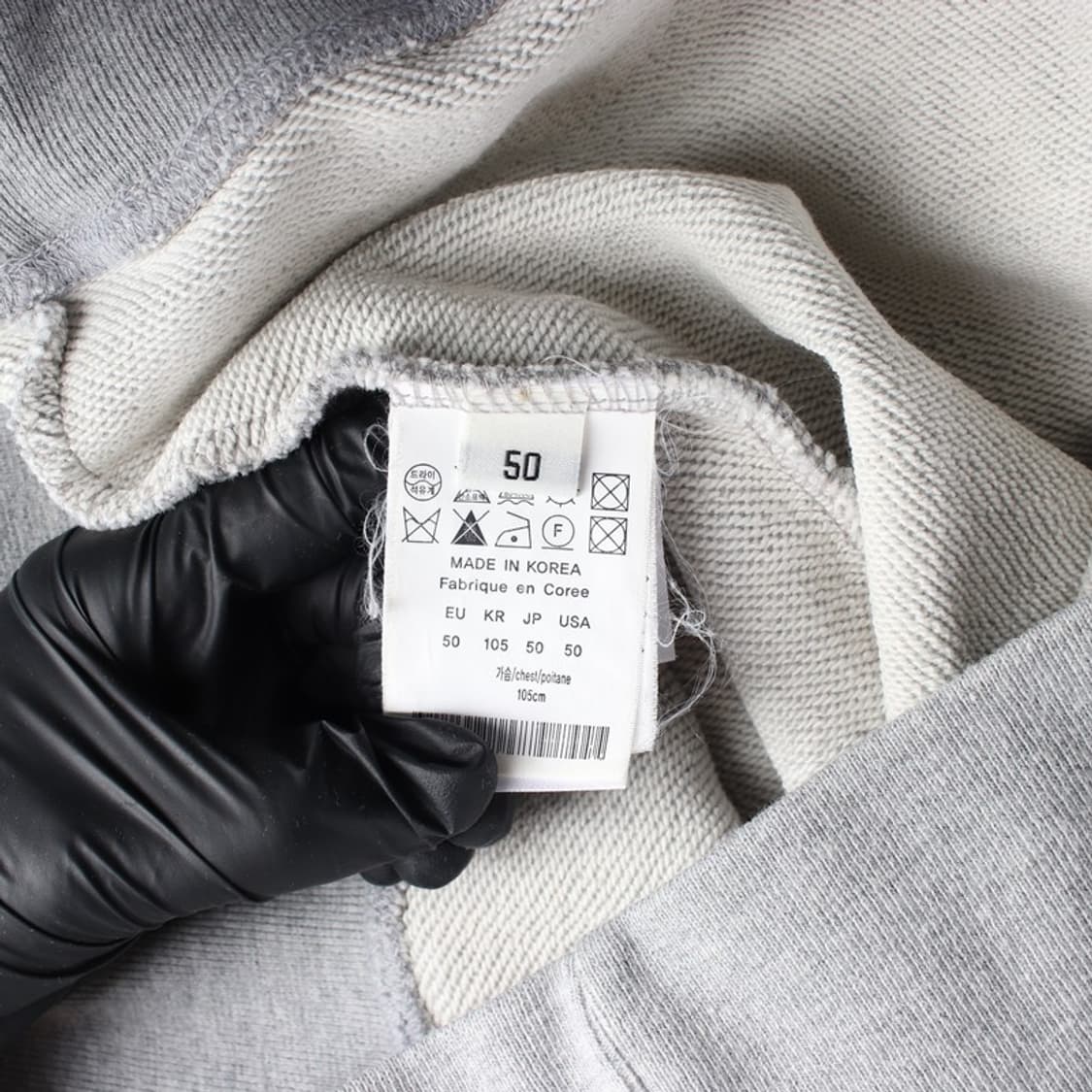 WOOYOUNGMI 백로고 그레이 후드티 50 상품이미지6