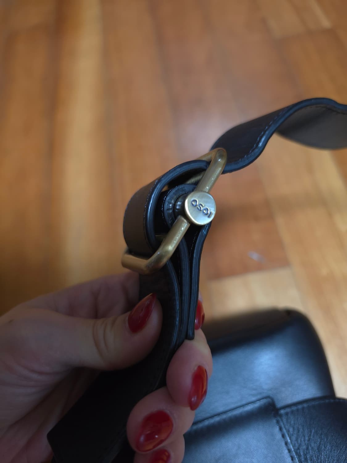 오소이 피넛 브로트백 블랙 상품이미지6