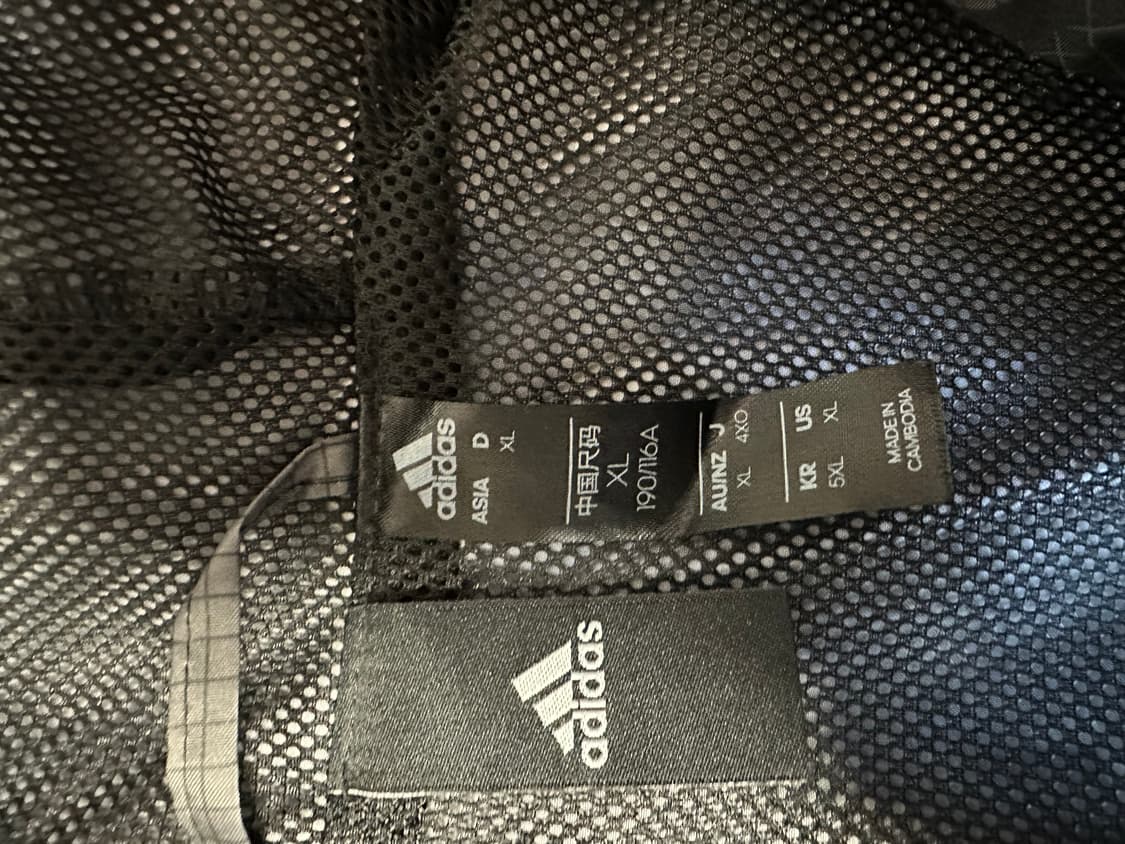 아디다스 카모 바람막이 XL 상품이미지3