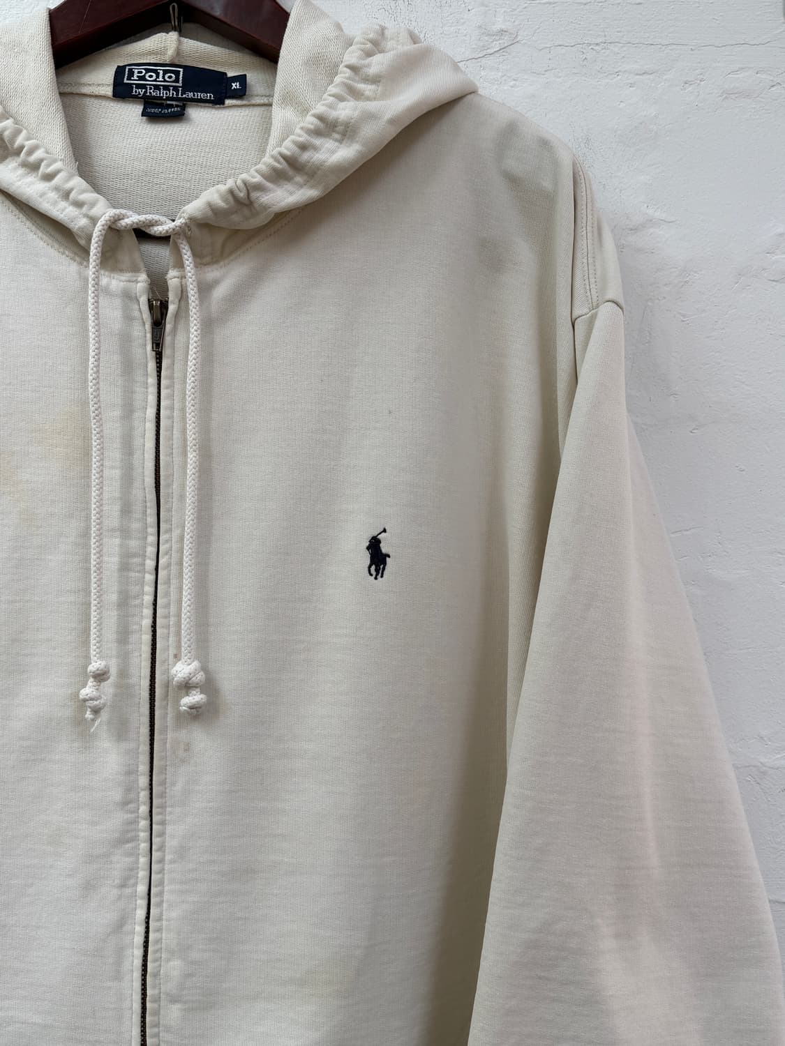 Polo Ralph Lauren 폴로랄프로렌 후드집업 크림 XL 상품이미지3