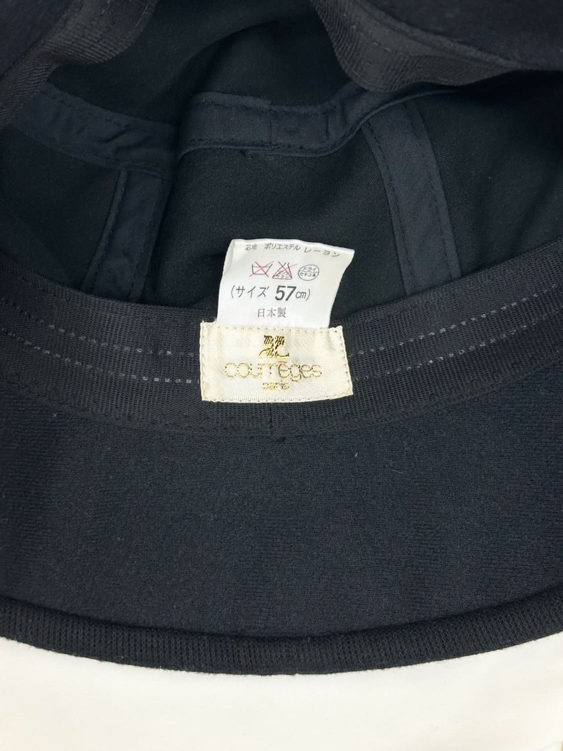 courreges / 꾸레쥬 블랙 버킷햇 상품이미지5
