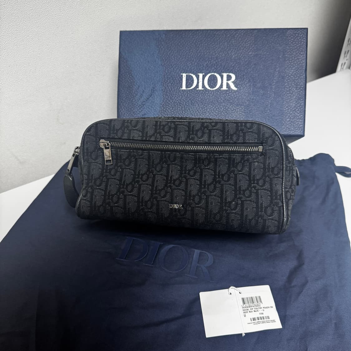 디올 오블리크 토일레트리 돕키트 파우치 클러치 백 상품이미지1
