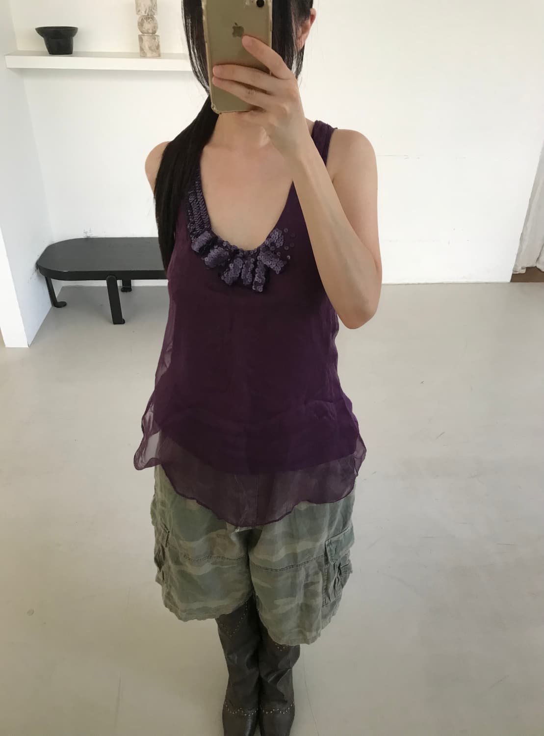 vintage purple sleeveless 상품이미지7