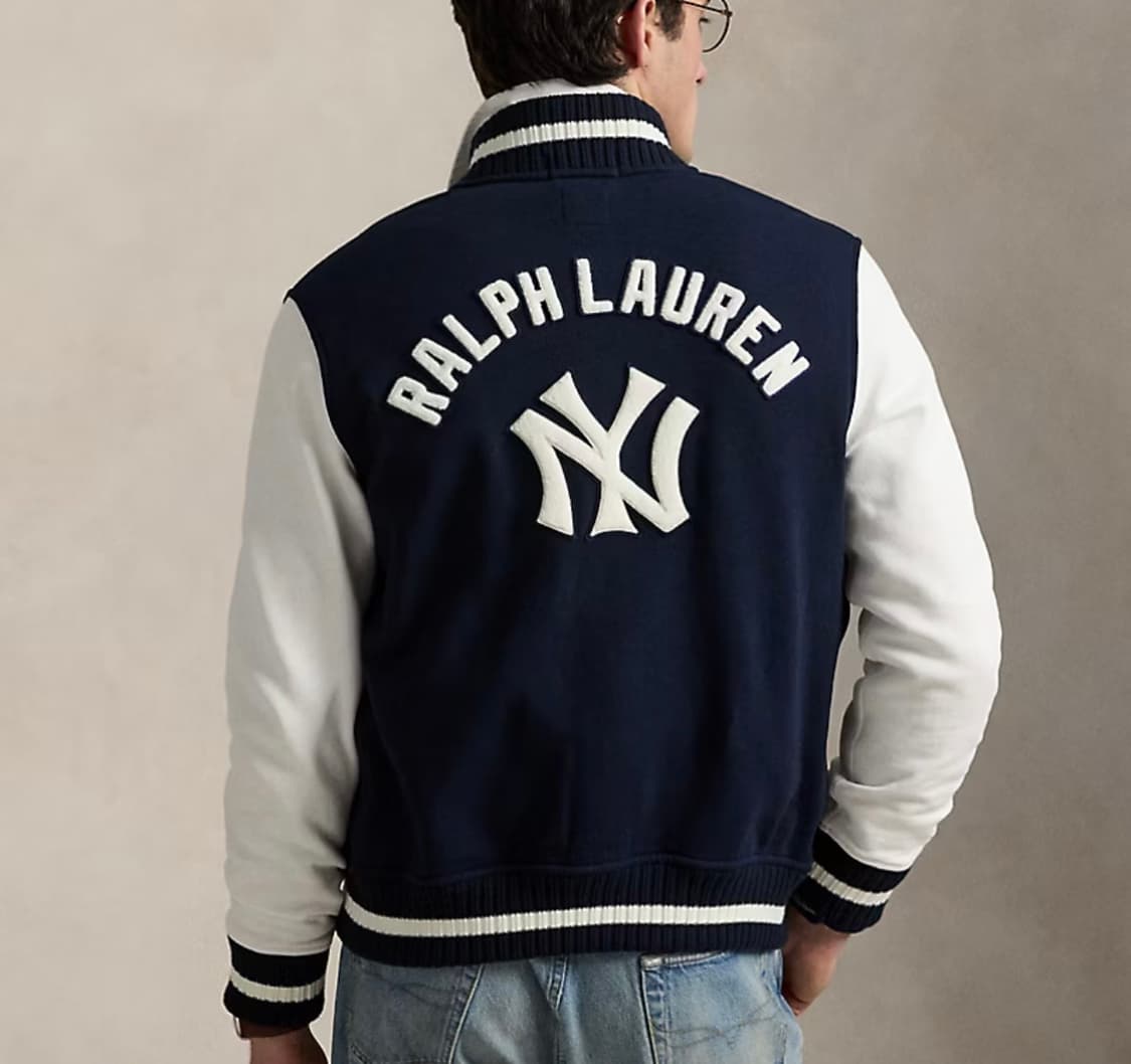 (XXL) 폴로 랄프로렌 x MLB  양키스 스타디움 플리스 자켓 상품이미지2