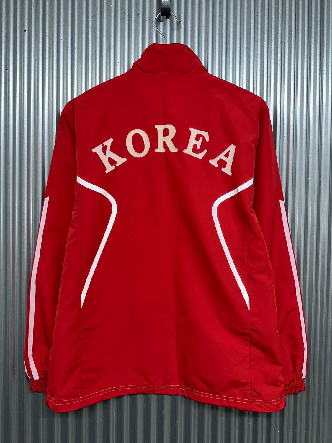 (95) 아디다스 대한민국 올림픽 국대 올드스쿨 우븐 바람막이 상품이미지2