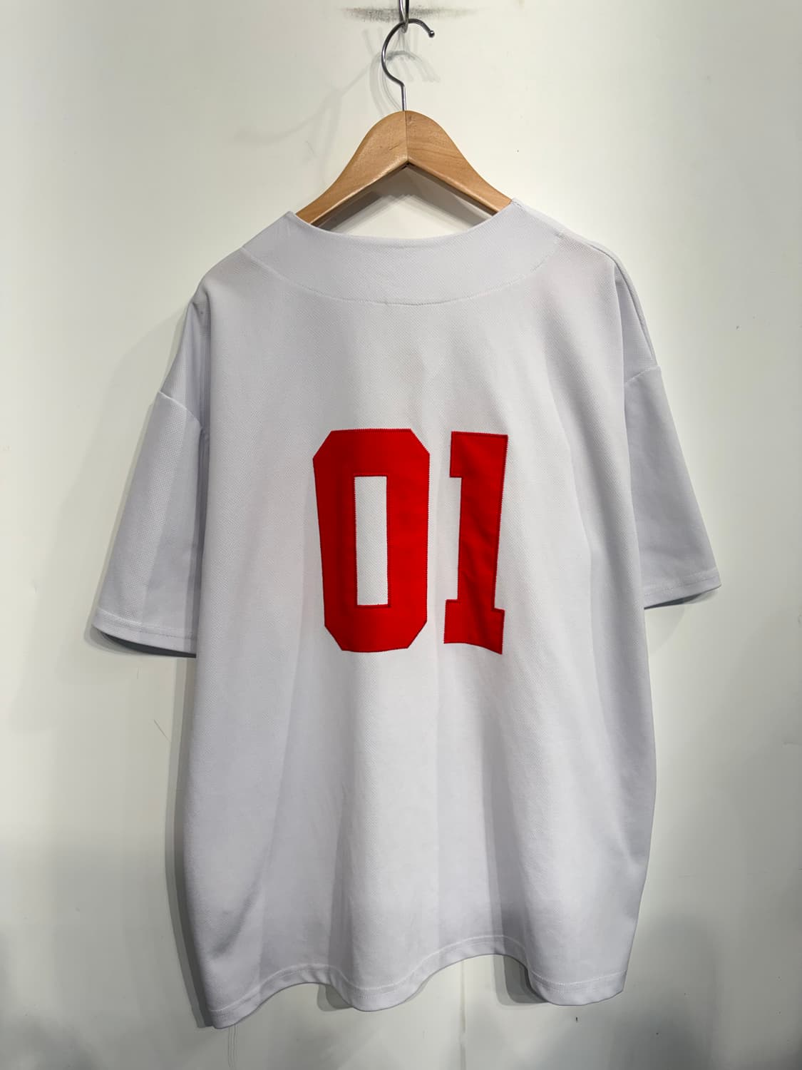XL 프리덤 메쉬 베이스볼 반팔 져지 화이트 상품이미지9