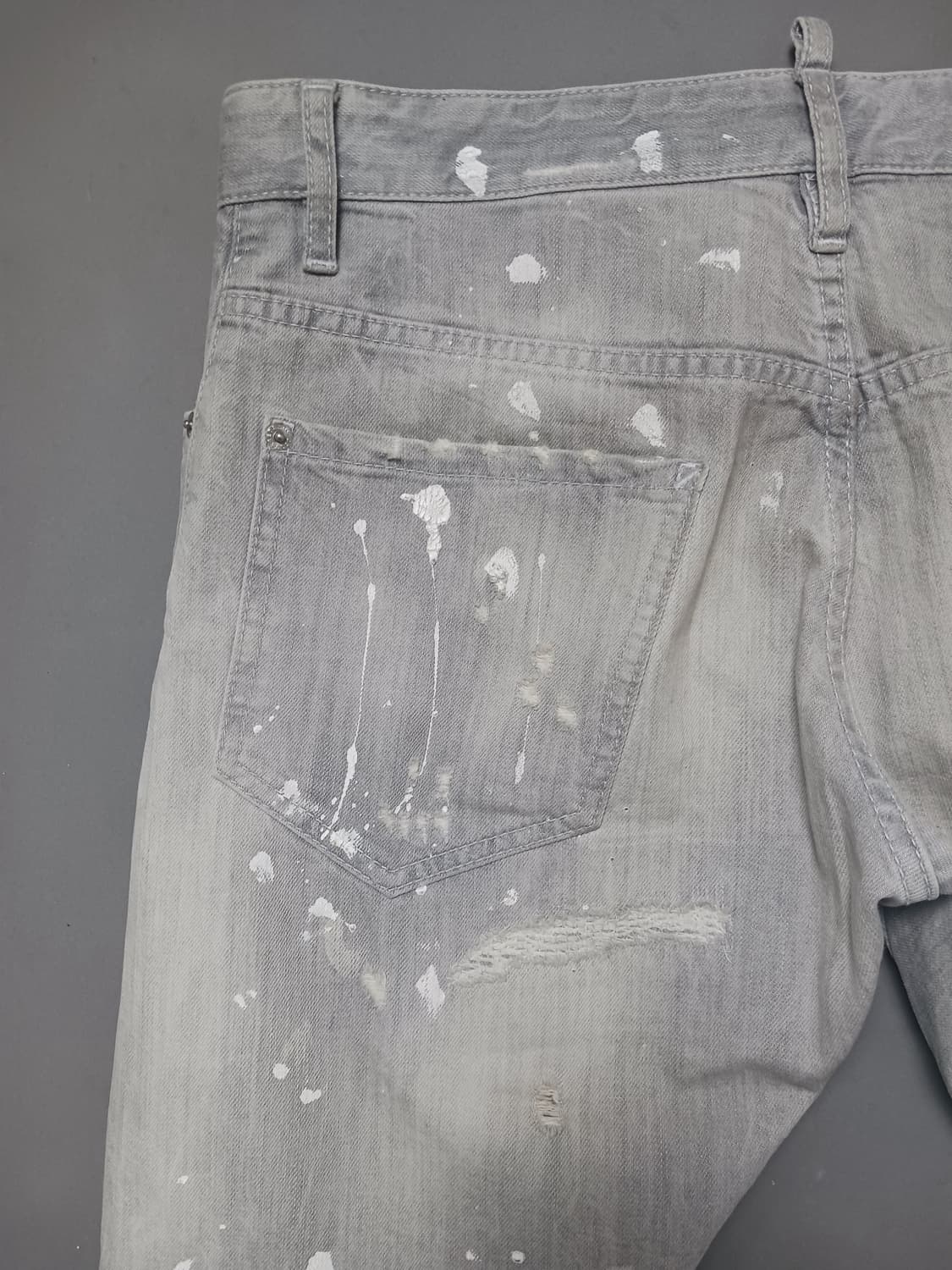 [30] 정품 디스퀘어드2 그레이워싱 섹시 트위스트진 청바지 상품이미지8