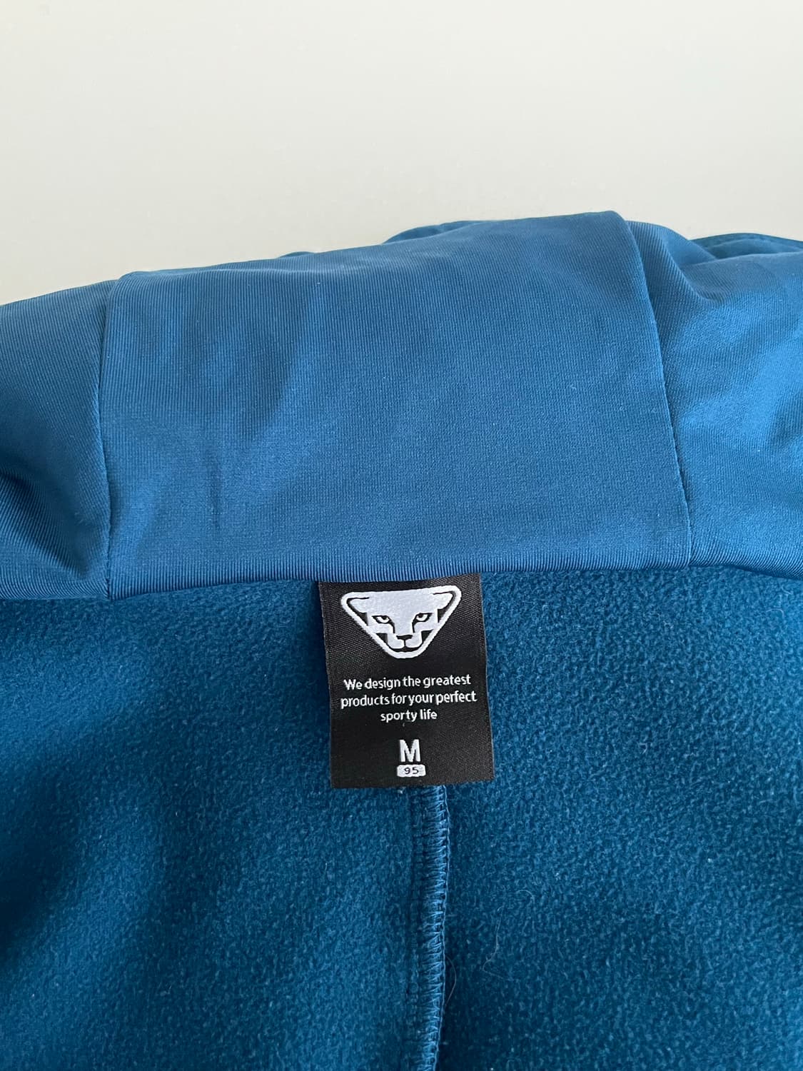 95) 다이나핏 경량패딩 기모 후드집업 블루 상품이미지4