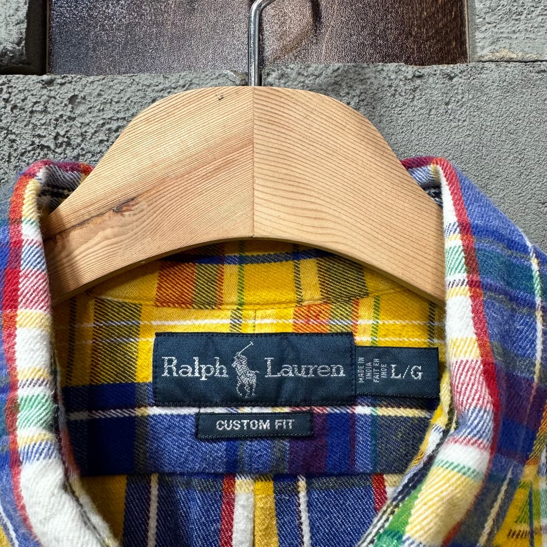 랄프로렌 폴로 체크 플란넬 셔츠 (L)  상품이미지4