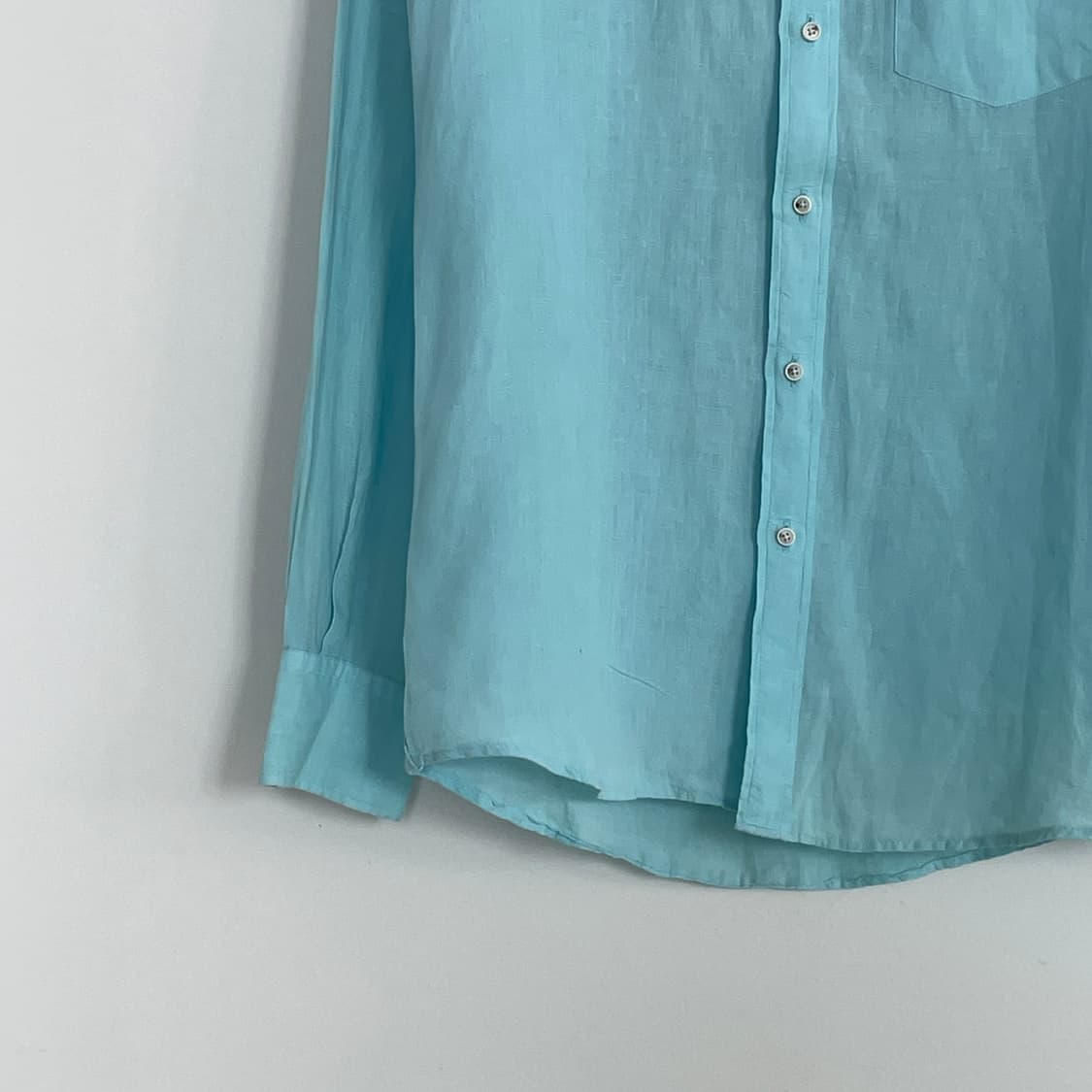 마시모두띠 하늘 린넨 셔츠 상품이미지5