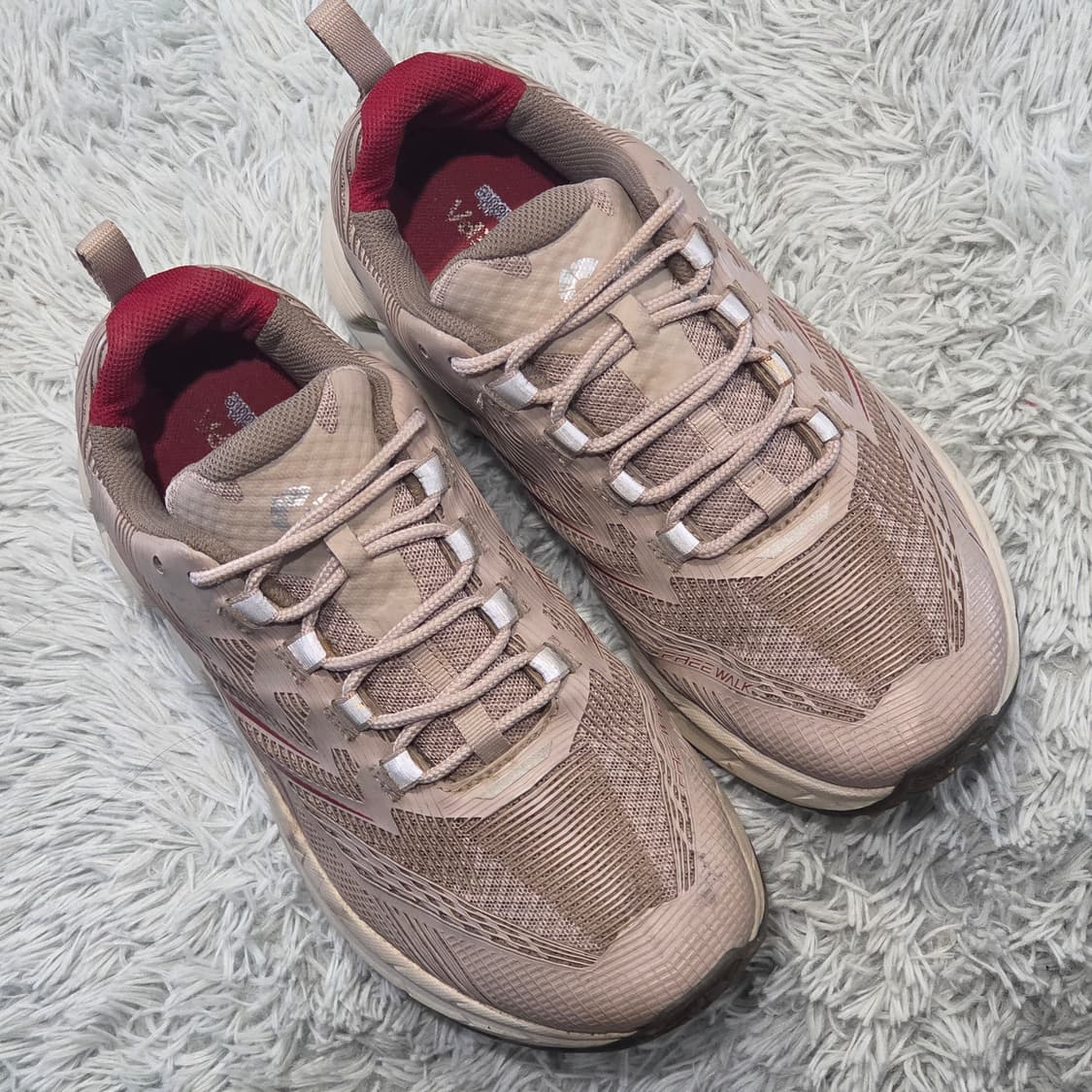 7q-26:네파 ALIFE 러닝화 베이지 레드 (250mm) 상품이미지5