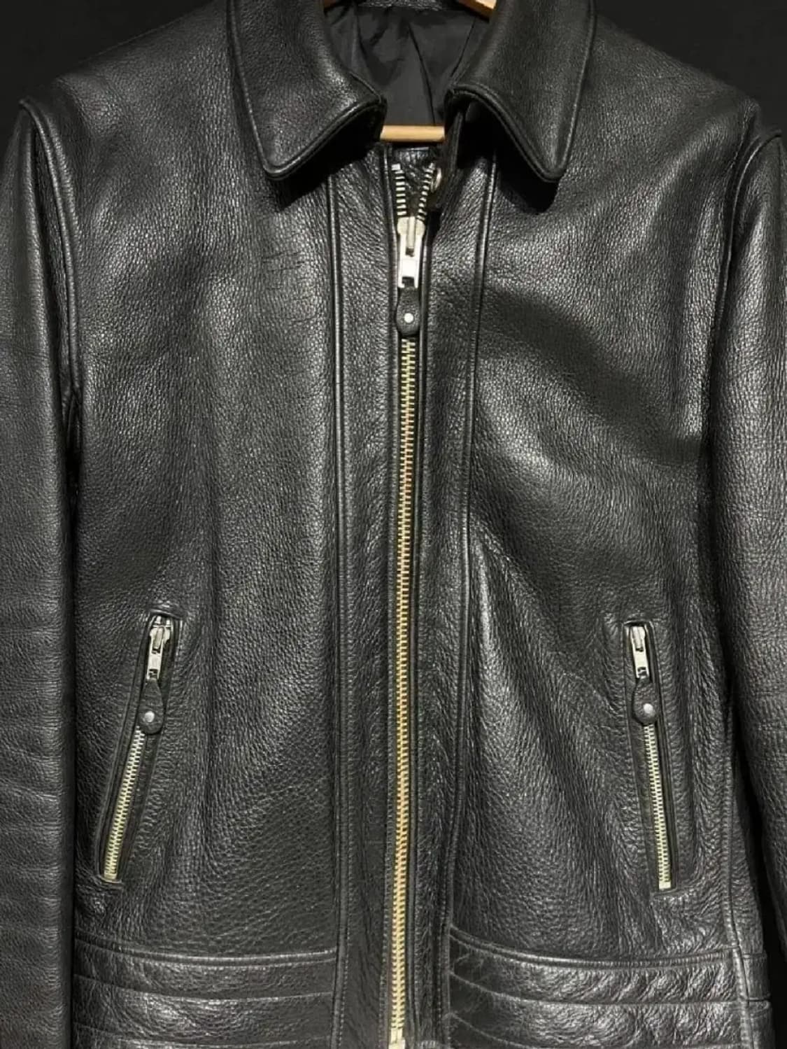 100)싱글라이더 소가죽 자켓 상품이미지5