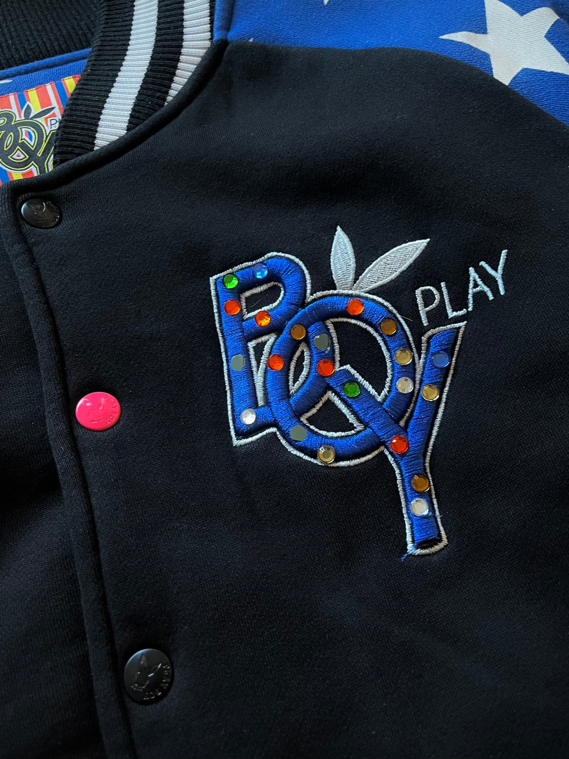 Old PLAYBOY Star Sleeve Cotton Varsity 상품이미지5