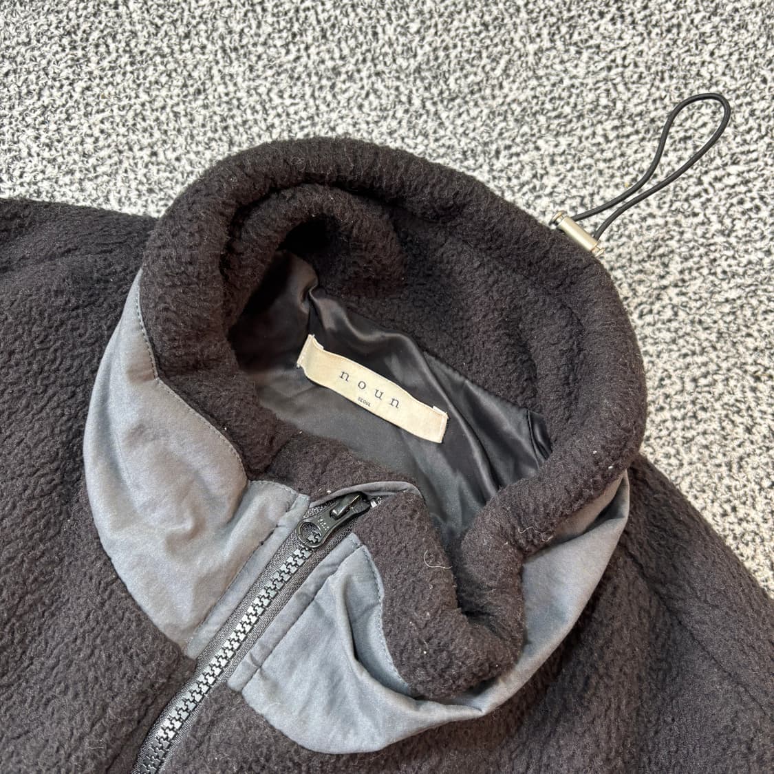 노운 와이드 실루엣 플리스 자켓 (2) 상품이미지3