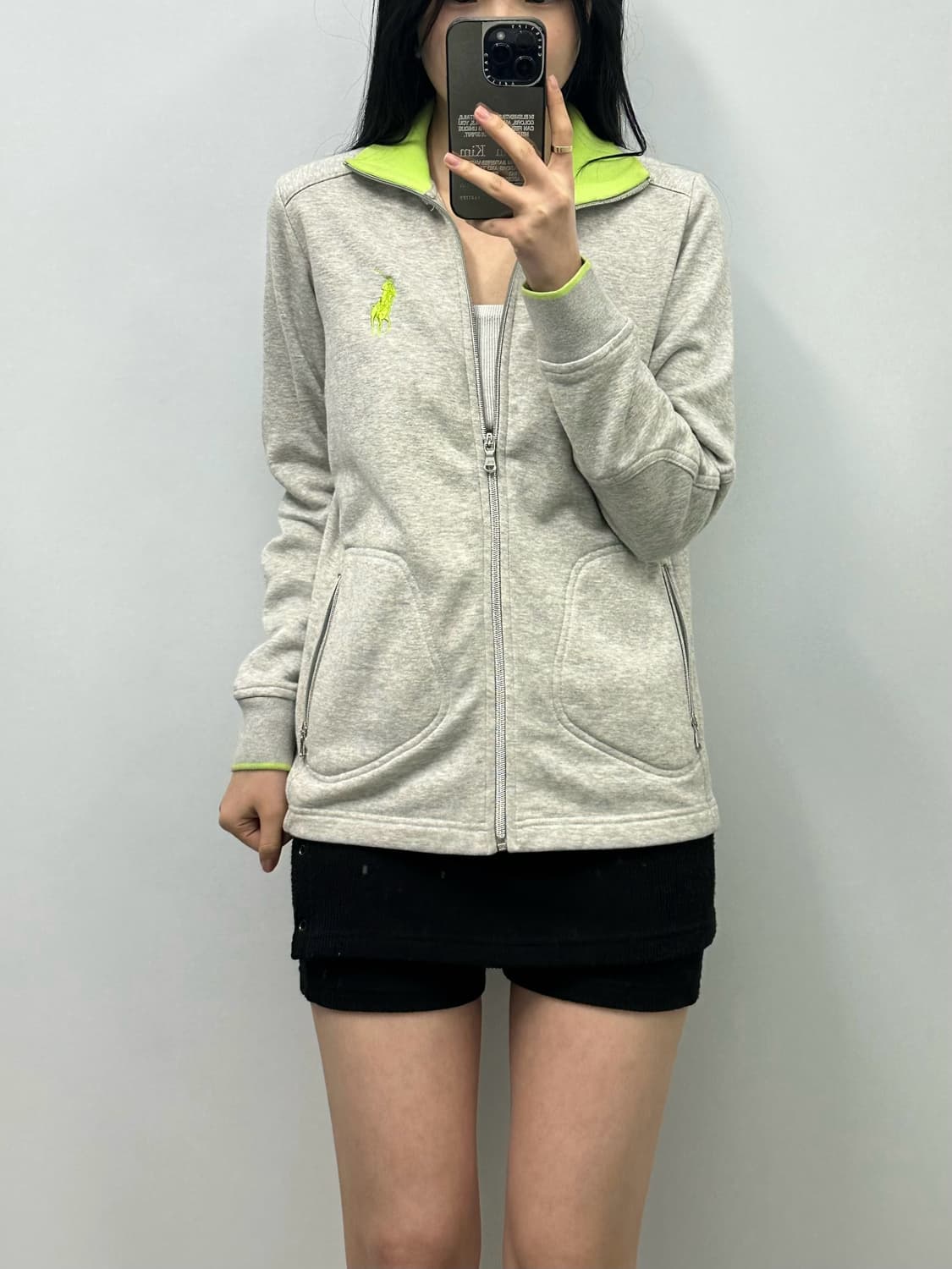 폴로 랄프로렌 빅포니 그레이 코튼 져지 상품이미지1