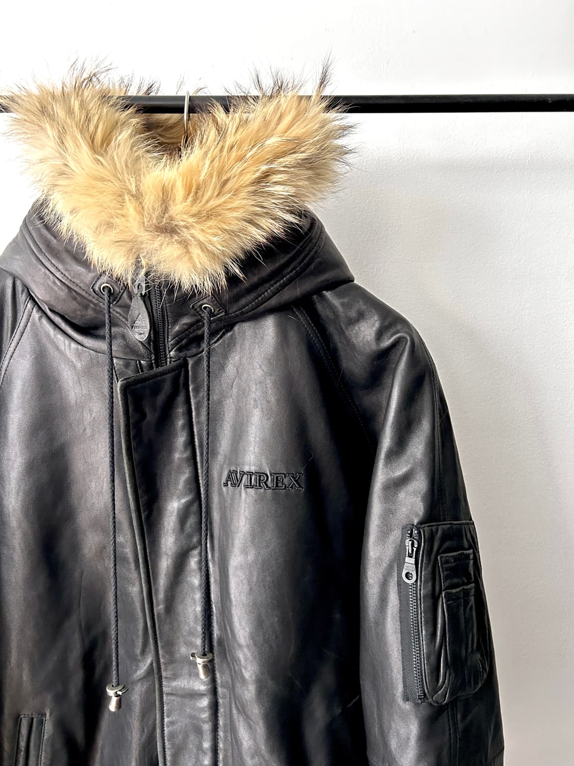 00‘s Avirex leather down(가죽 다운자켓) 상품이미지2