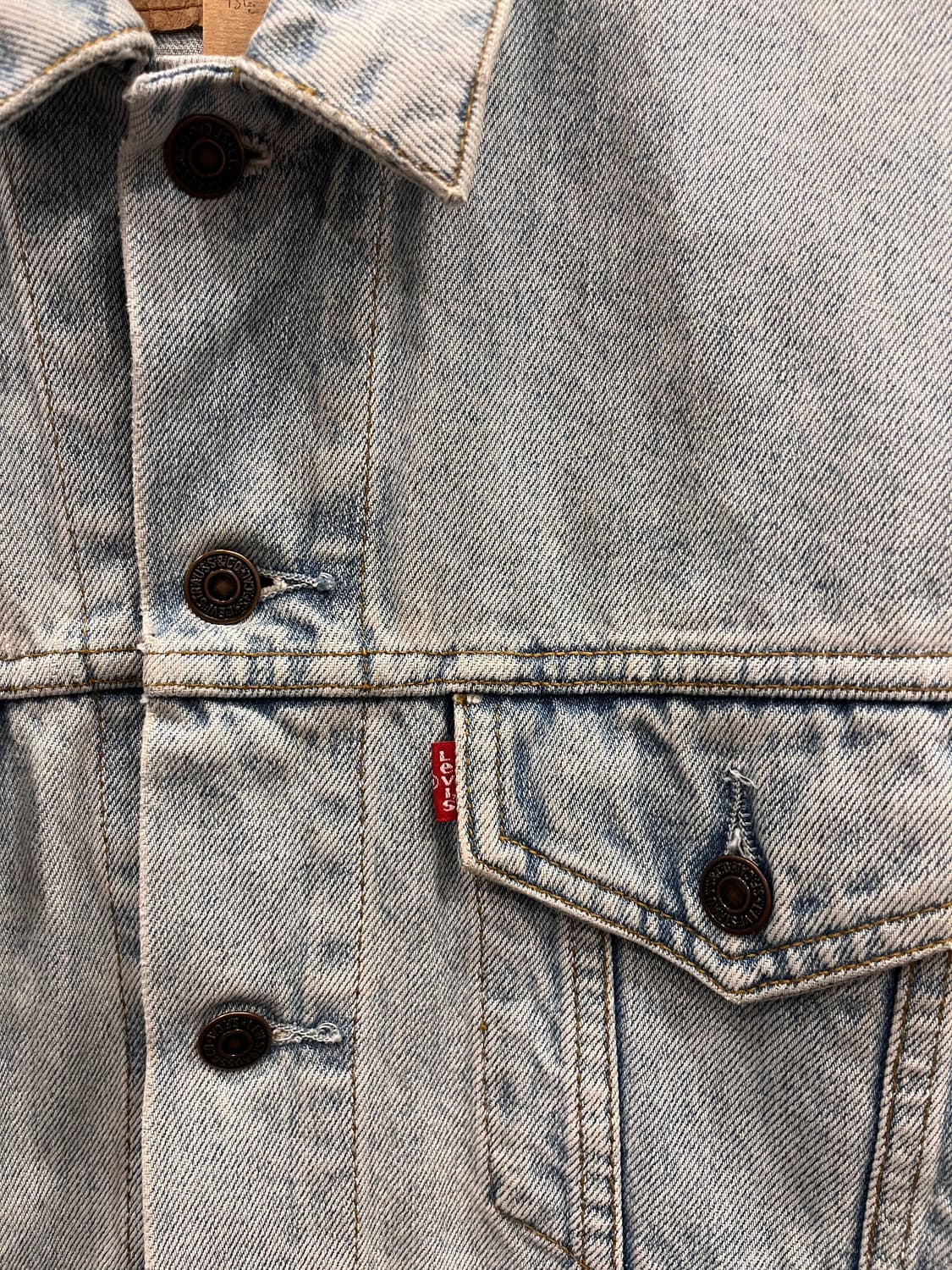 90s Levis 리바이스 70503 데님 트러커 자켓 상품이미지4