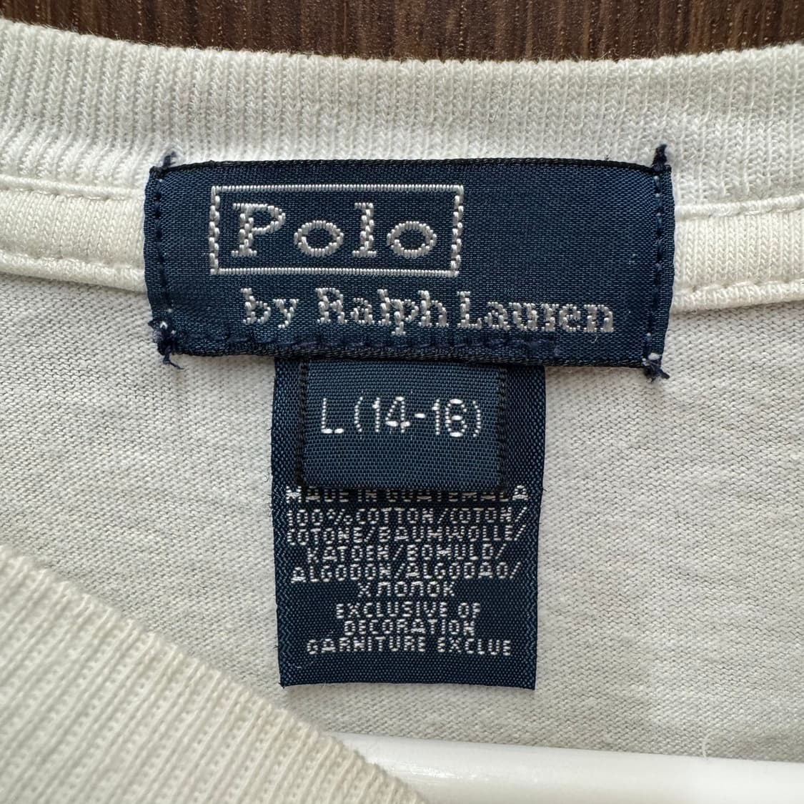 랄프로렌 폴로 긴팔티셔츠 14-16세  상품이미지2