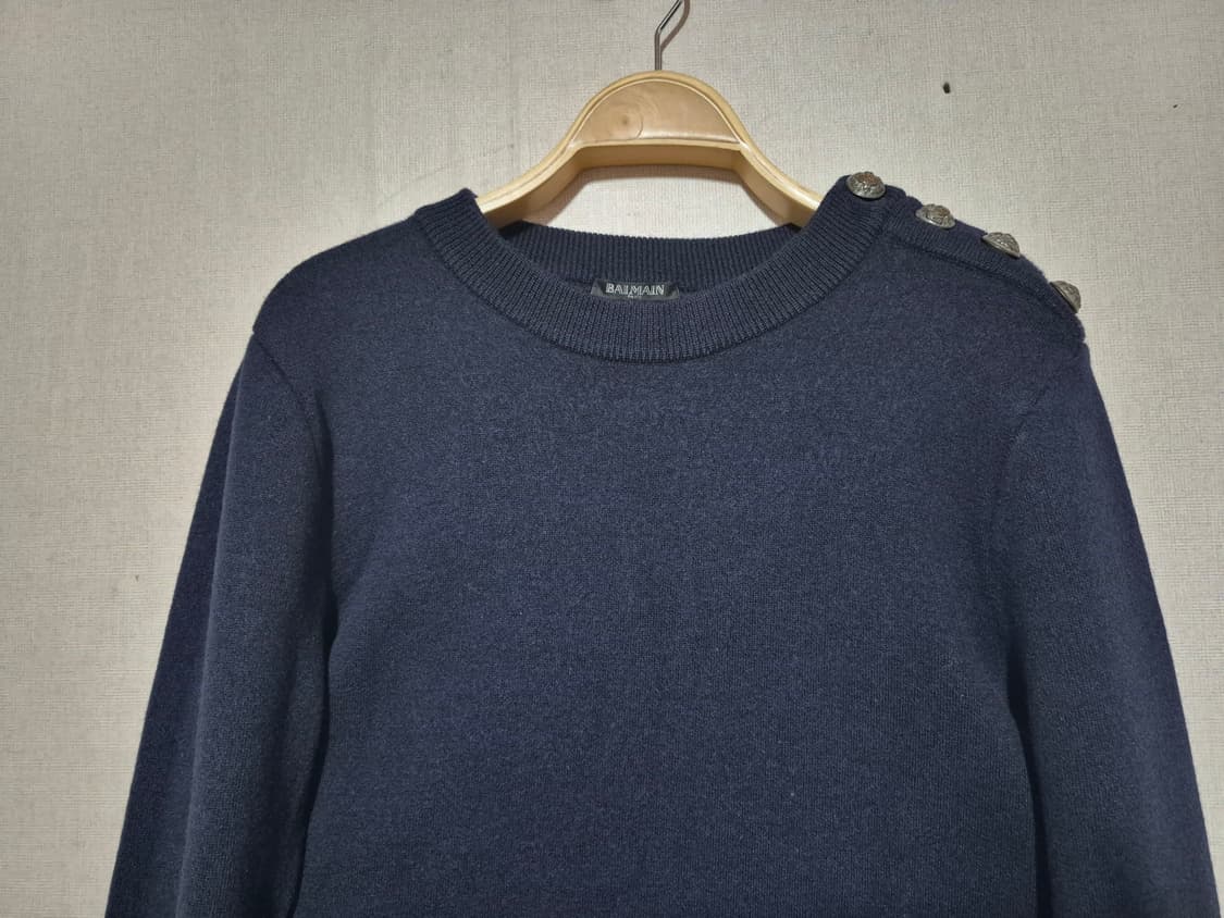 발망 스트라이프 견장니트  상품이미지3