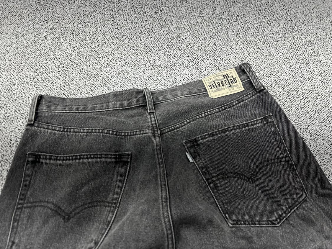리바이스 실버탭 루즈핏 흑청데님 상품이미지4
