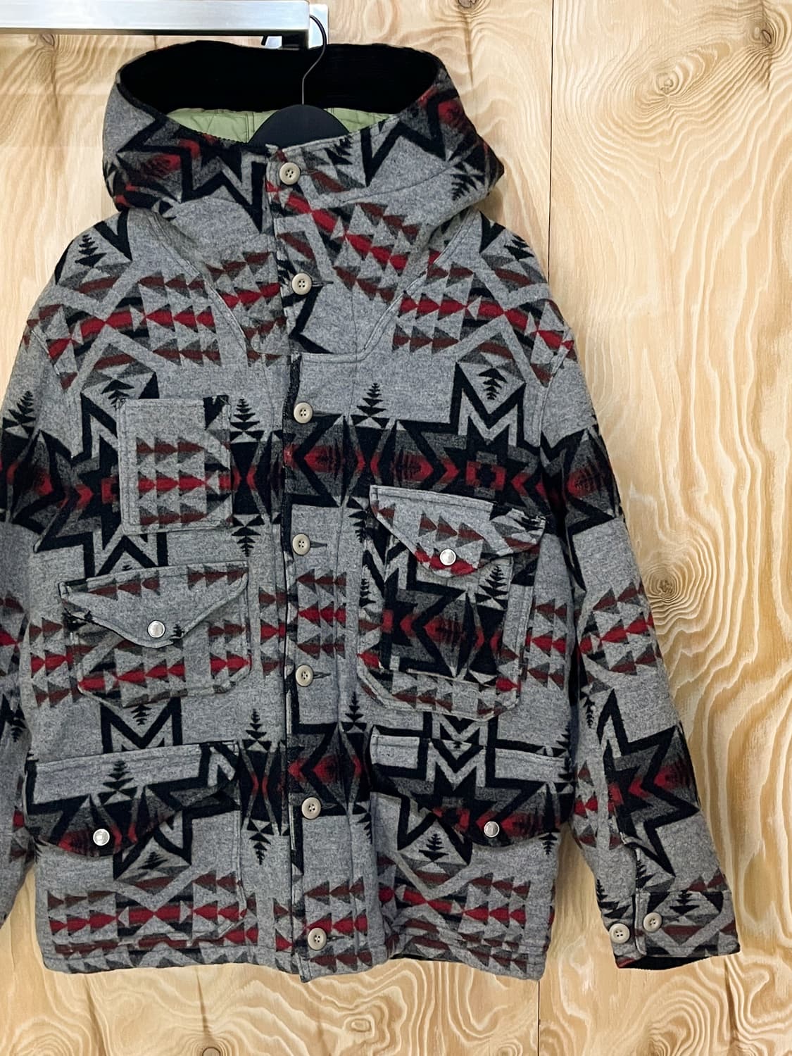 스펙테이터 에스닉 울 후드 코트 상품이미지4