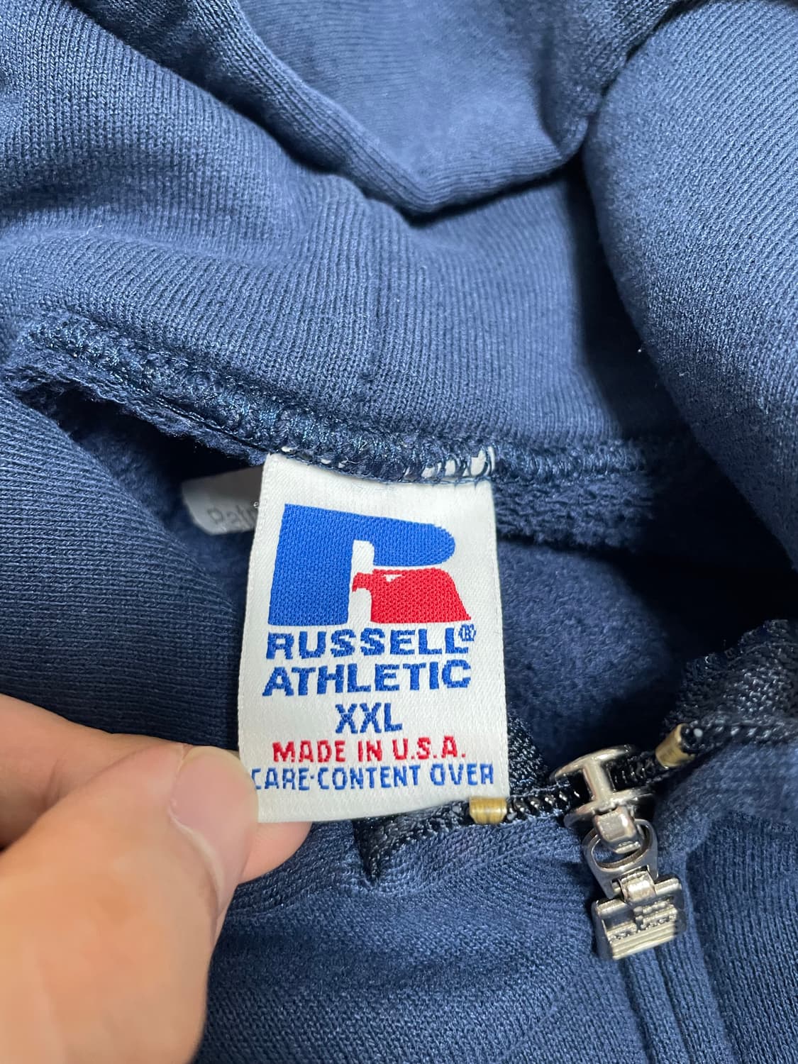 90s russell athletic hoodie zip 러셀 상품이미지3