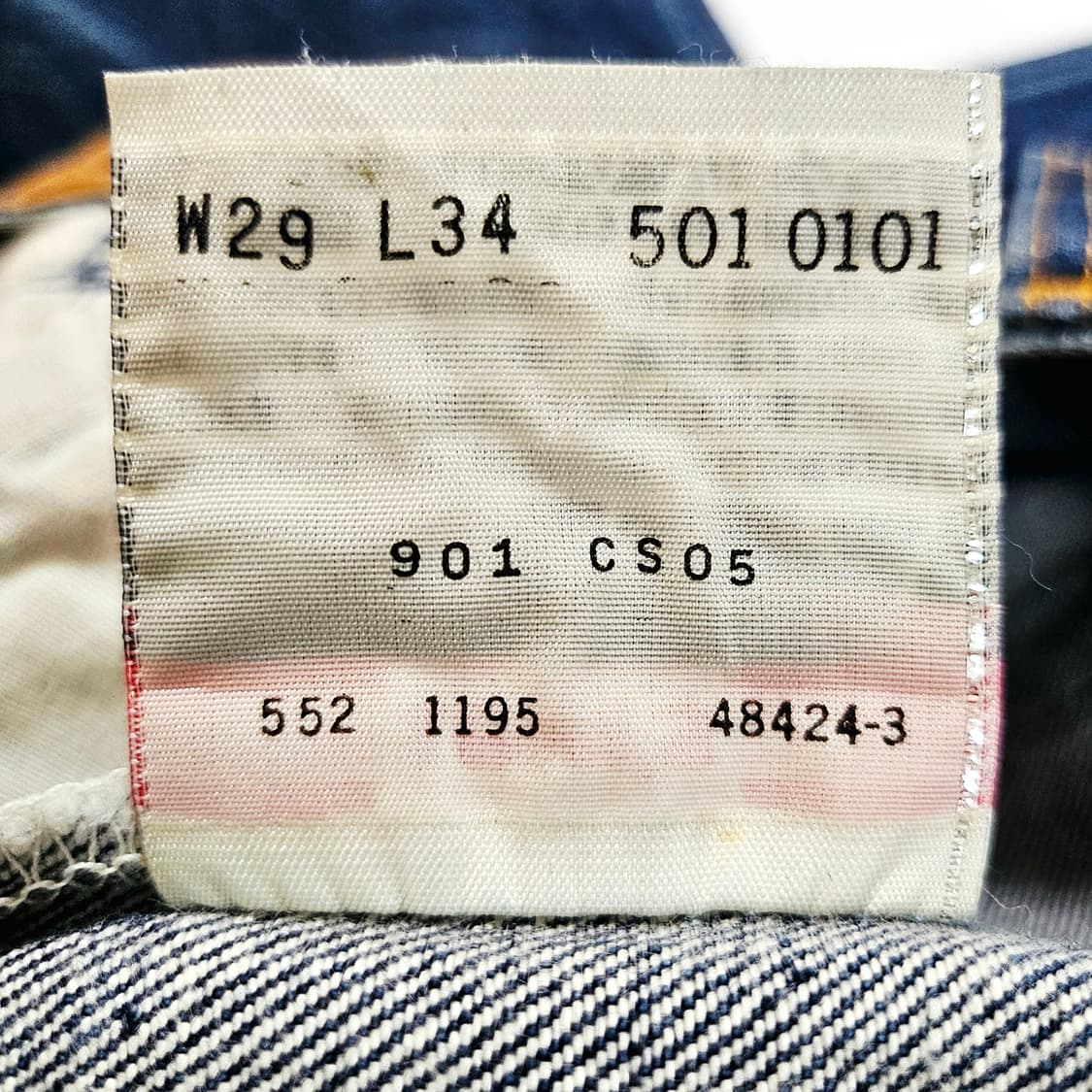 [29][리바이스]1995's USA 501® 오리지널 클래식핏 데님 상품이미지9