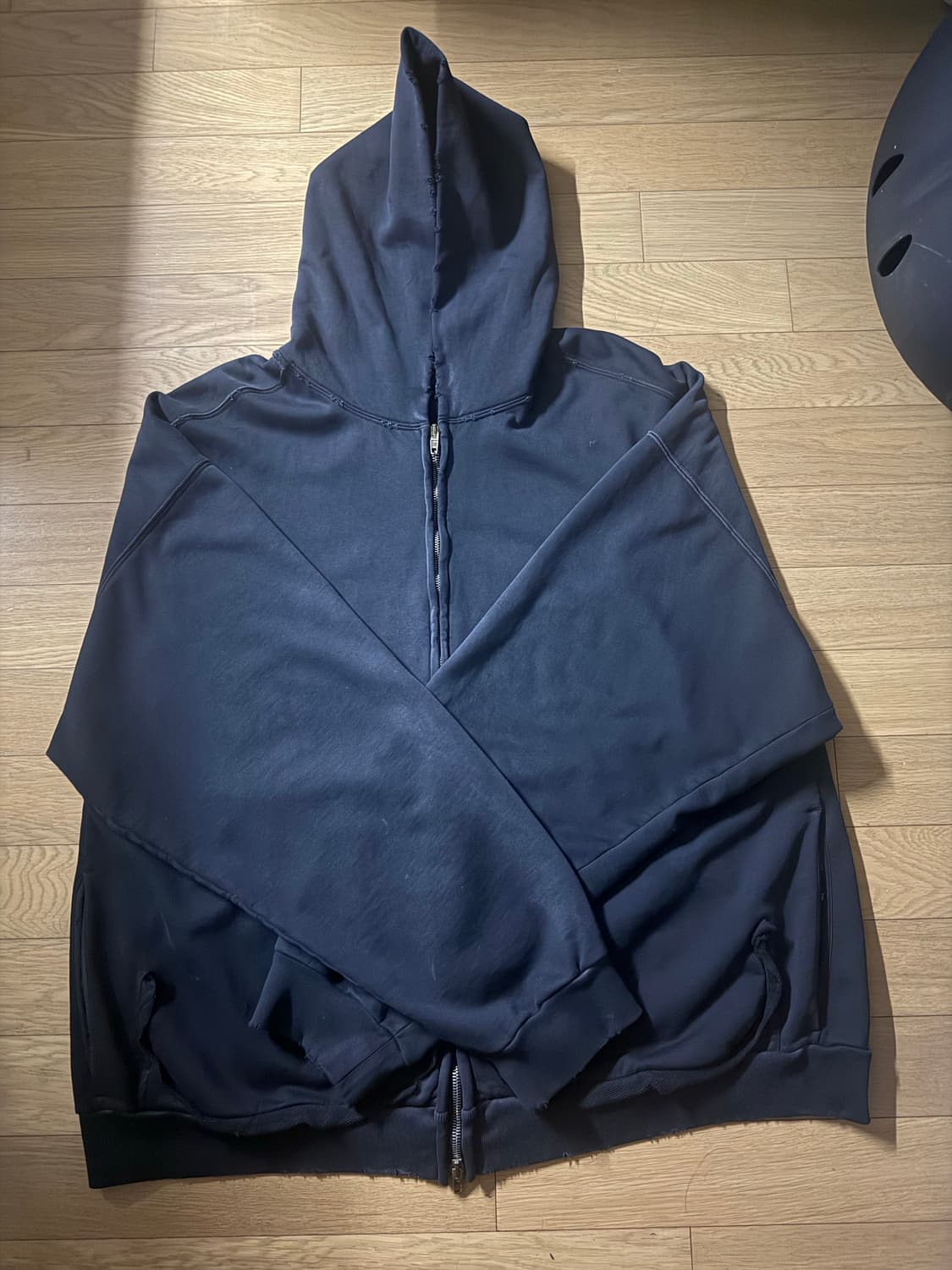 발렌시아가 테이프타입 후드집업 (XL) 상품이미지2