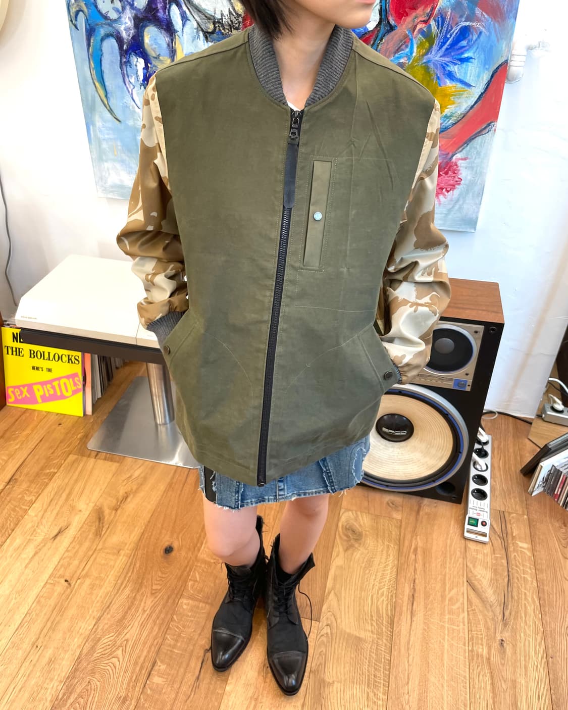 [M] 크리스토퍼래번 밀리터리 리메이드 자켓 상품이미지1