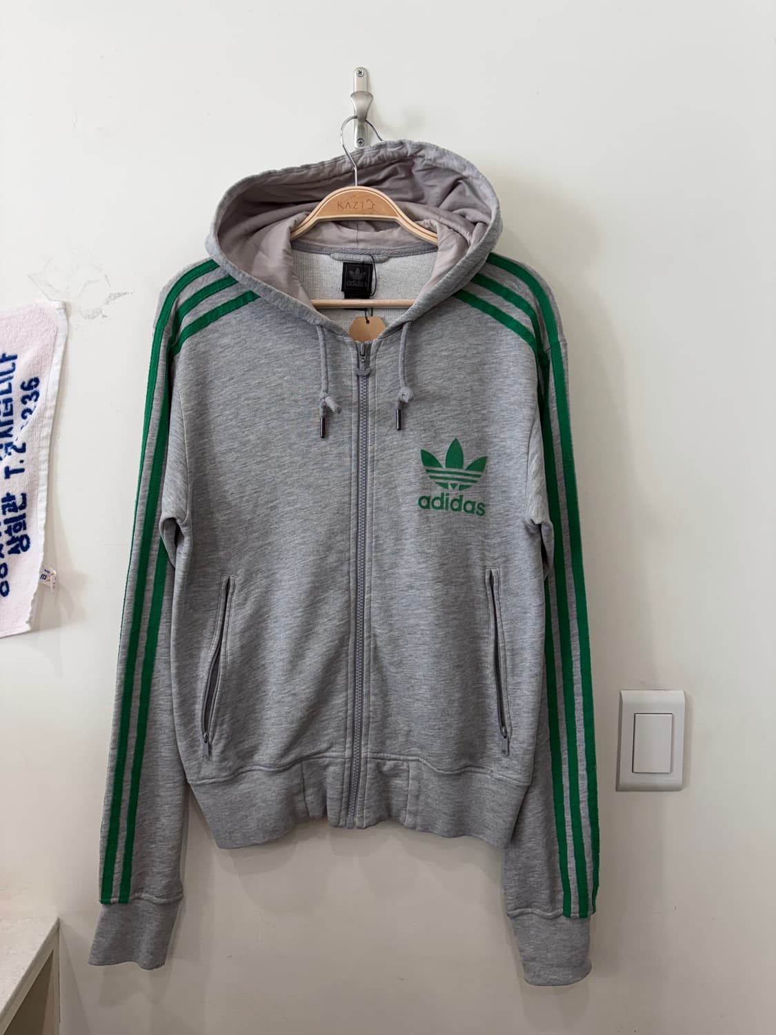 312. 아디다스 회초 플락 후드 희귀 져지 트랙탑 상품이미지1