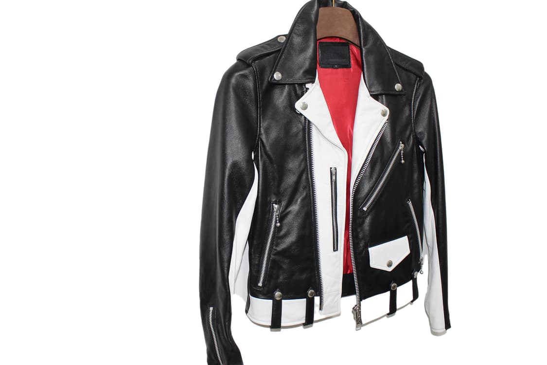 99%IS- Bajowoo 바조우 카우레더 조니 라이더 자켓 상품이미지7