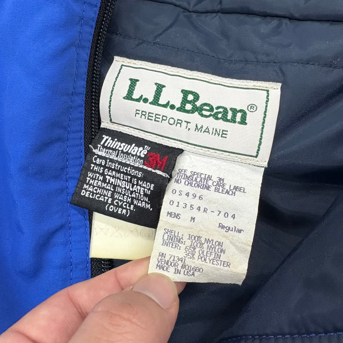 (105)80s usa LLbean패커블아노락자켓 상품이미지6