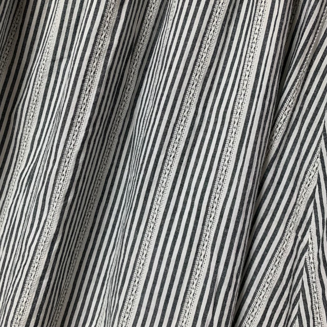 모리거루하구미 레이스 아일렛 스트라이프 스커트 상품이미지4